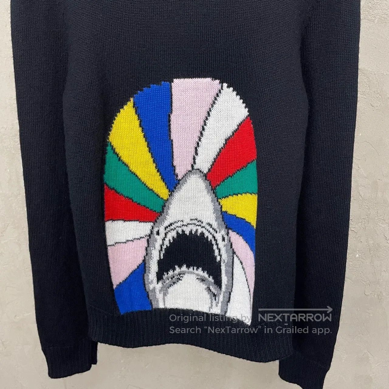 Saint Laurent Paris Saint Laurent Paris Shark sweater. Size US L / EU 52-54 / 3 - 3 Thumbnail