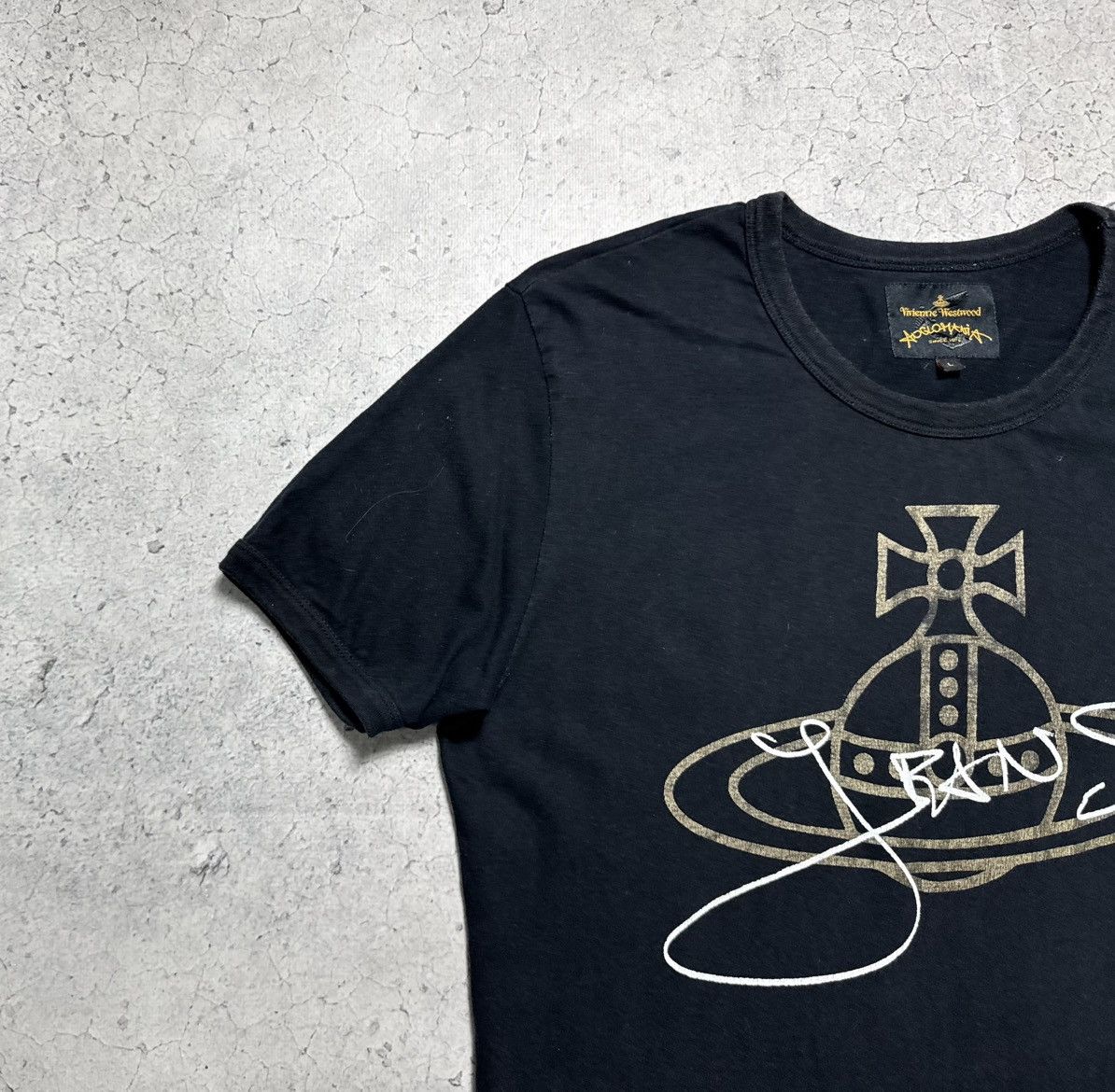 Vivienne Westwood Vivienne Westwood Anglomania Luxury T-Shirt Black Big Logo Size US M / EU 48-50 / 2 - 4 Thumbnail