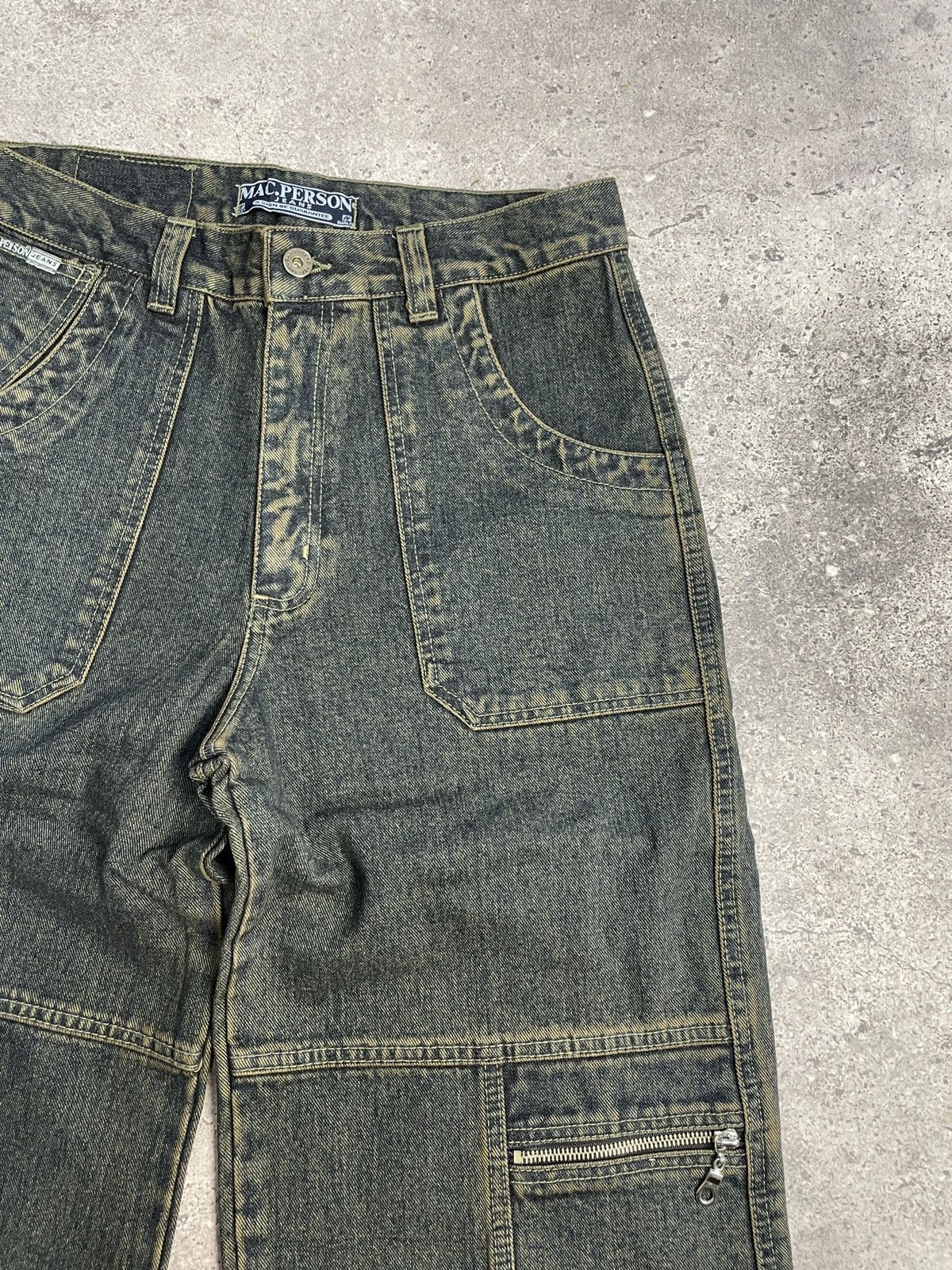 Vintage Vintage Bandage Balenciaga Style 00s Cargo Jeans Pants Size US 31 - 7 Thumbnail
