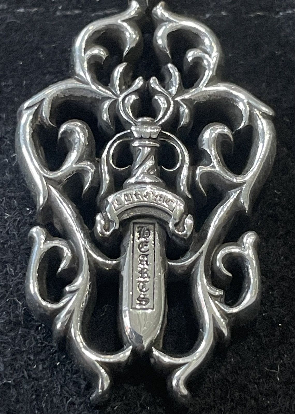 Chrome Hearts Chrome Hearts Vine Dagger Pendant crafted from .925 Size ONE SIZE - 8 Thumbnail
