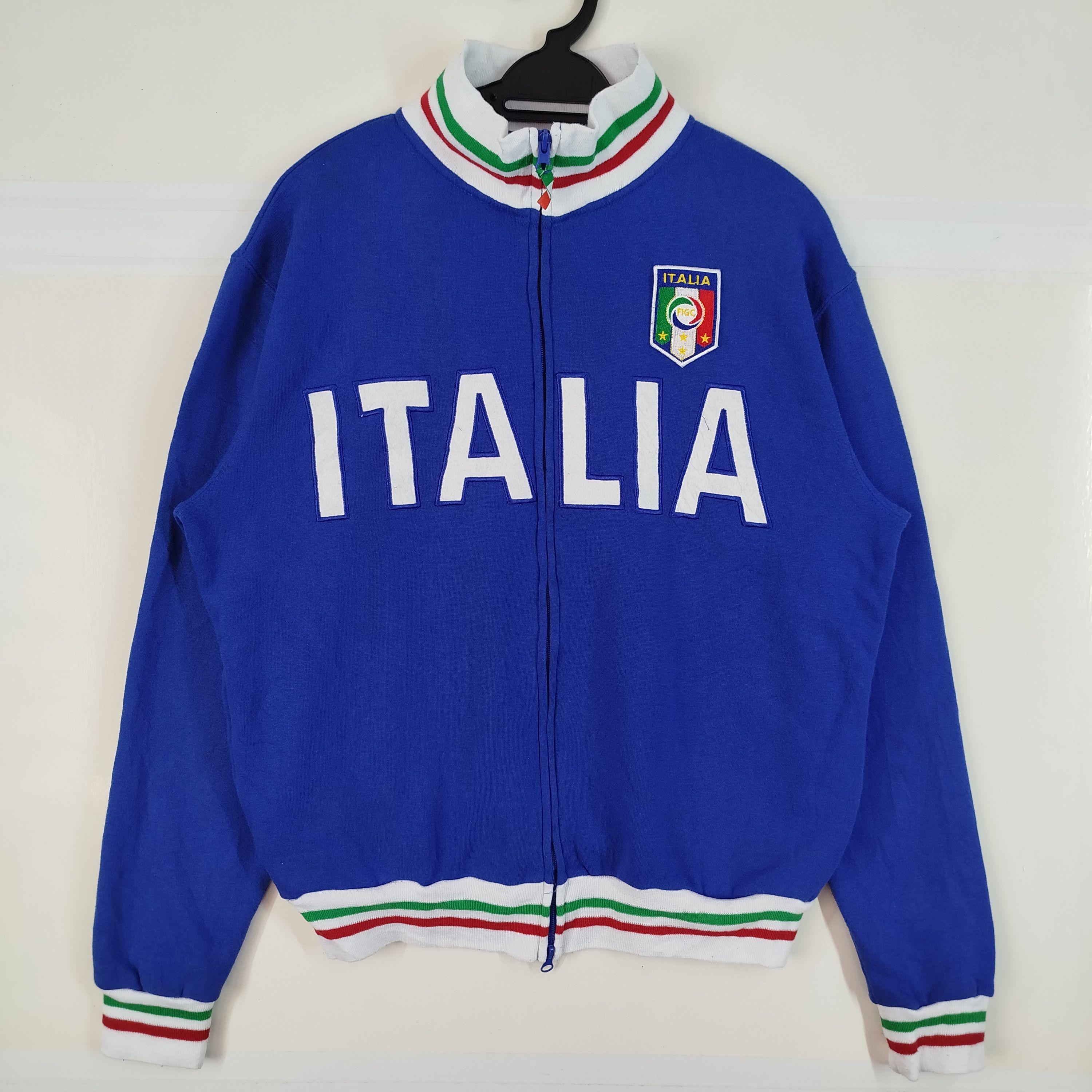 Vintage Vintage Italia FIGC Embroidery Big Spell Out Size US L / EU 52-54 / 3 - 1 Thumbnail