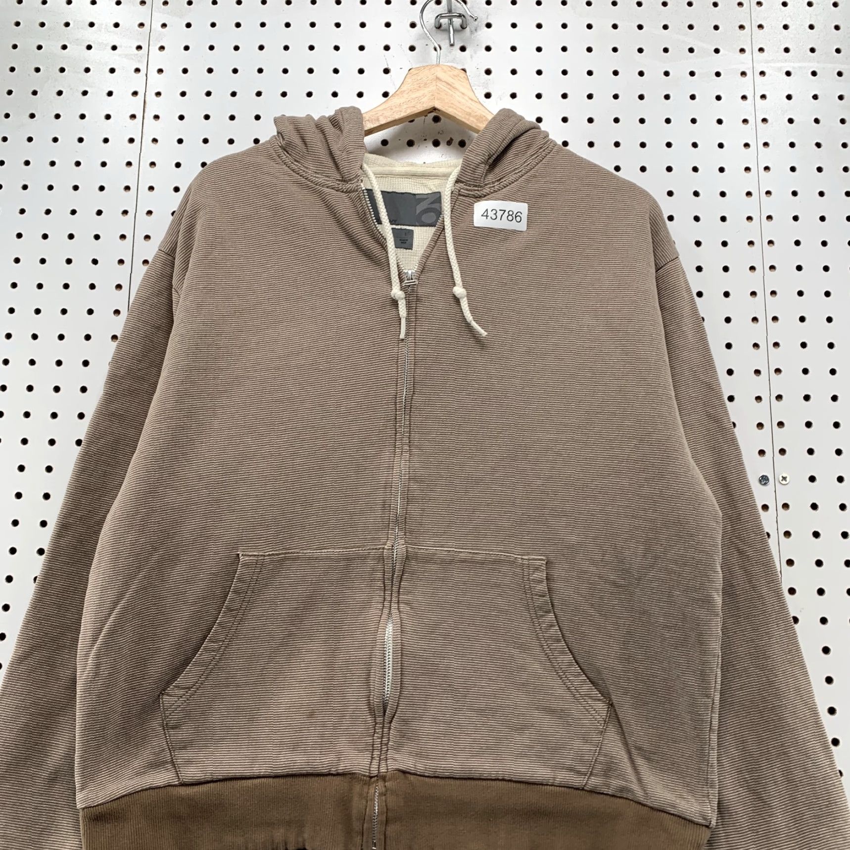 Old Navy Old Navy Hoodie Sweatshirt Mens Large Brown Thermal Lined Hooded Heavyweight Size US L / EU 52-54 / 3 - 4 Thumbnail