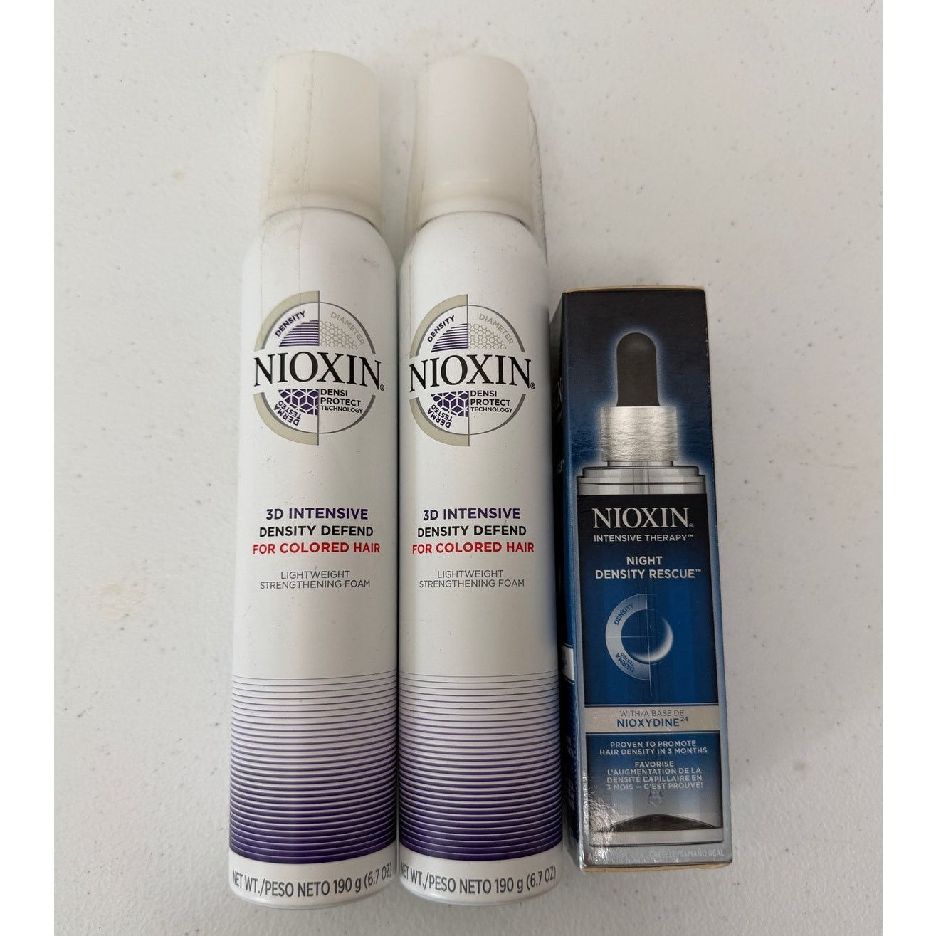 Other Nioxin 3D Density Defend Foam X2 + Night Density Rescue Set Size ONE SIZE - 1 Thumbnail