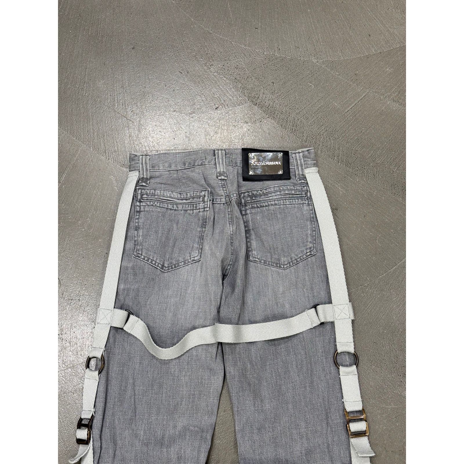 Dolce & Gabbana A/W2003 Dolce & Gabbana bondage parachute pants Size 26" / US 2 / IT 38 - 6 Thumbnail