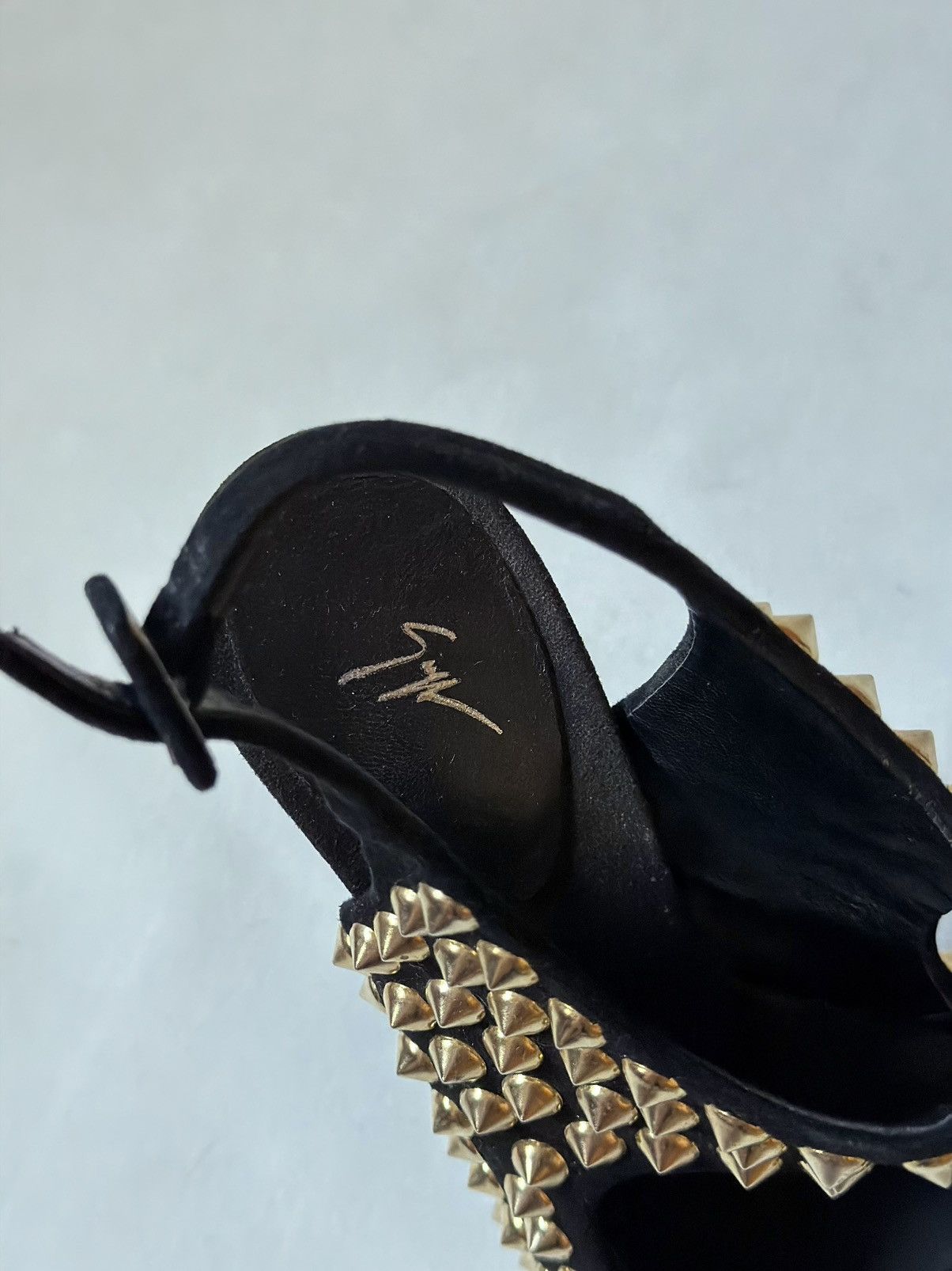 Giuseppe Zanotti Guiseppe Zanotti Studded Embellished Sandals Heels Shoes Size US 7.5 / IT 37.5 - 9 Thumbnail
