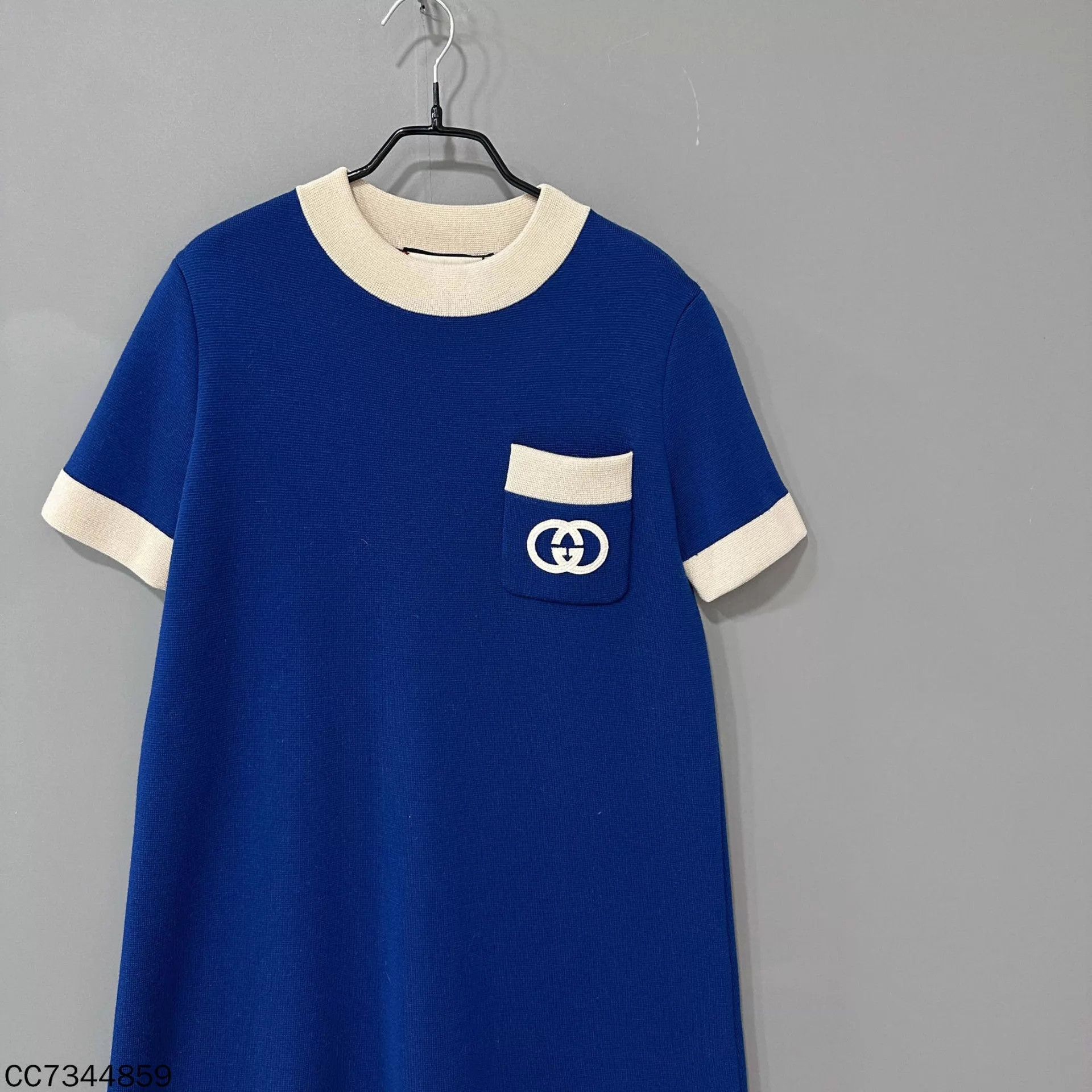 Gucci Gucci Blue GG Dress Women's L Size L / US 10 / IT 46 - 2 Thumbnail