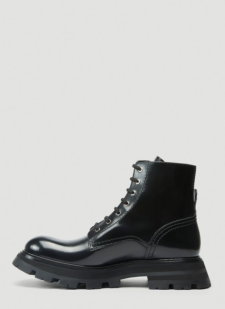 Alexander McQueen o1w1db10925 Wander Boot in Black Size US 10.5 / IT 40.5 - 2 Thumbnail