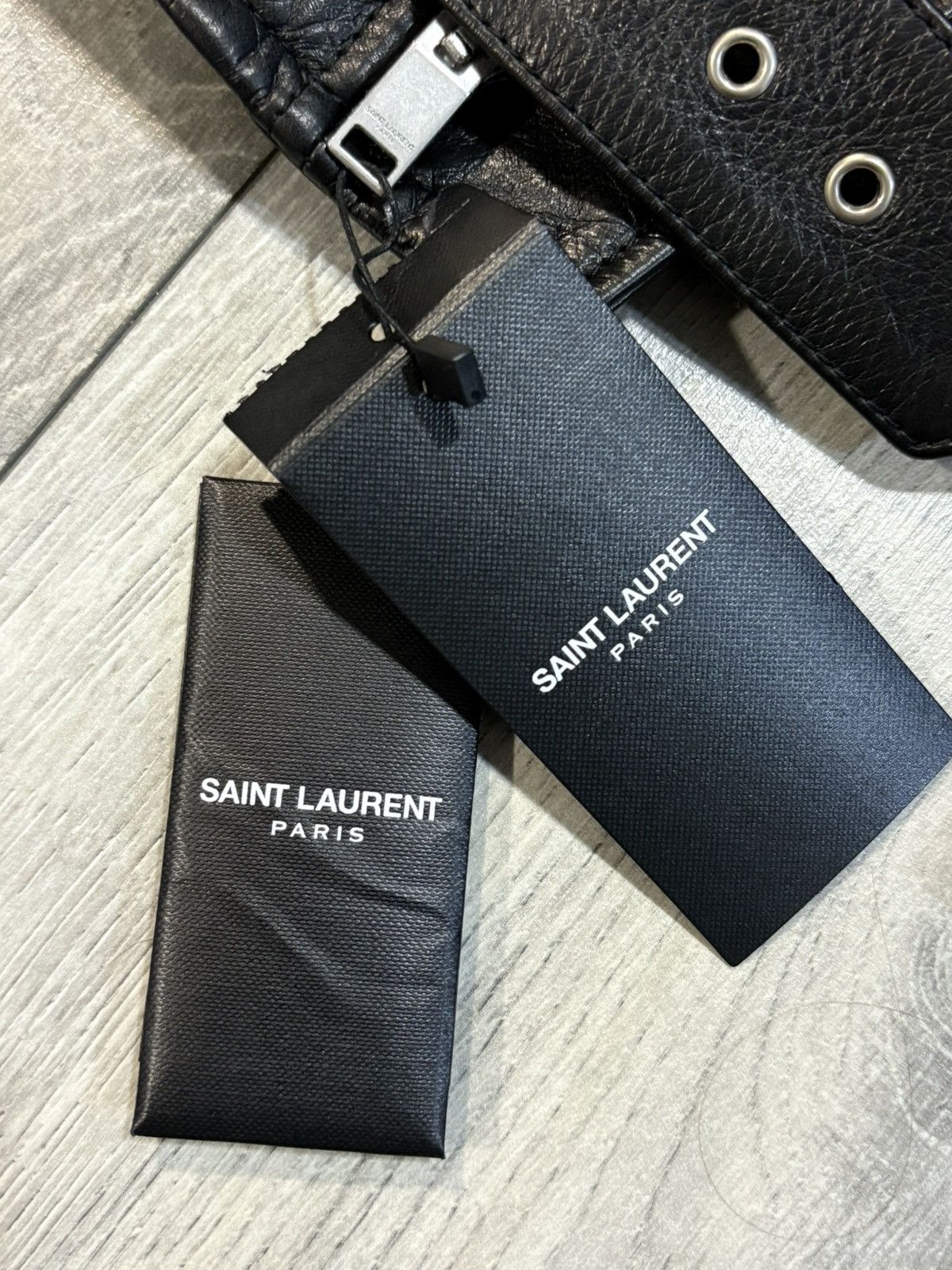 Hedi Slimane Saint Laurent Paris AW16 Palladium Studded Jacket Size US S / EU 44-46 / 1 - 6 Thumbnail