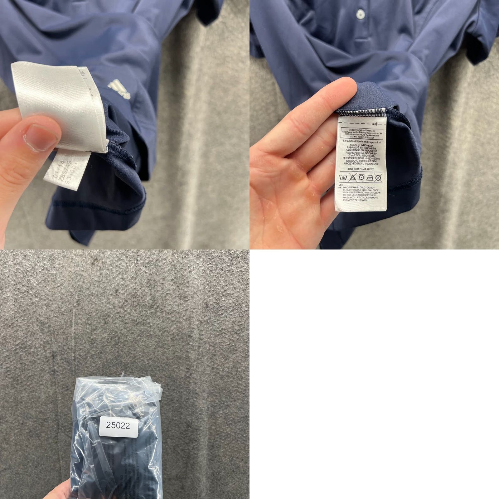 Adidas VINTAGE Adidas Polo Shirt Women XL Blue Knit Short Sleeve Button Collared Polo Women XL Blue All Seasons Size XL / US 12-14 / IT 48-50 - 9 Thumbnail