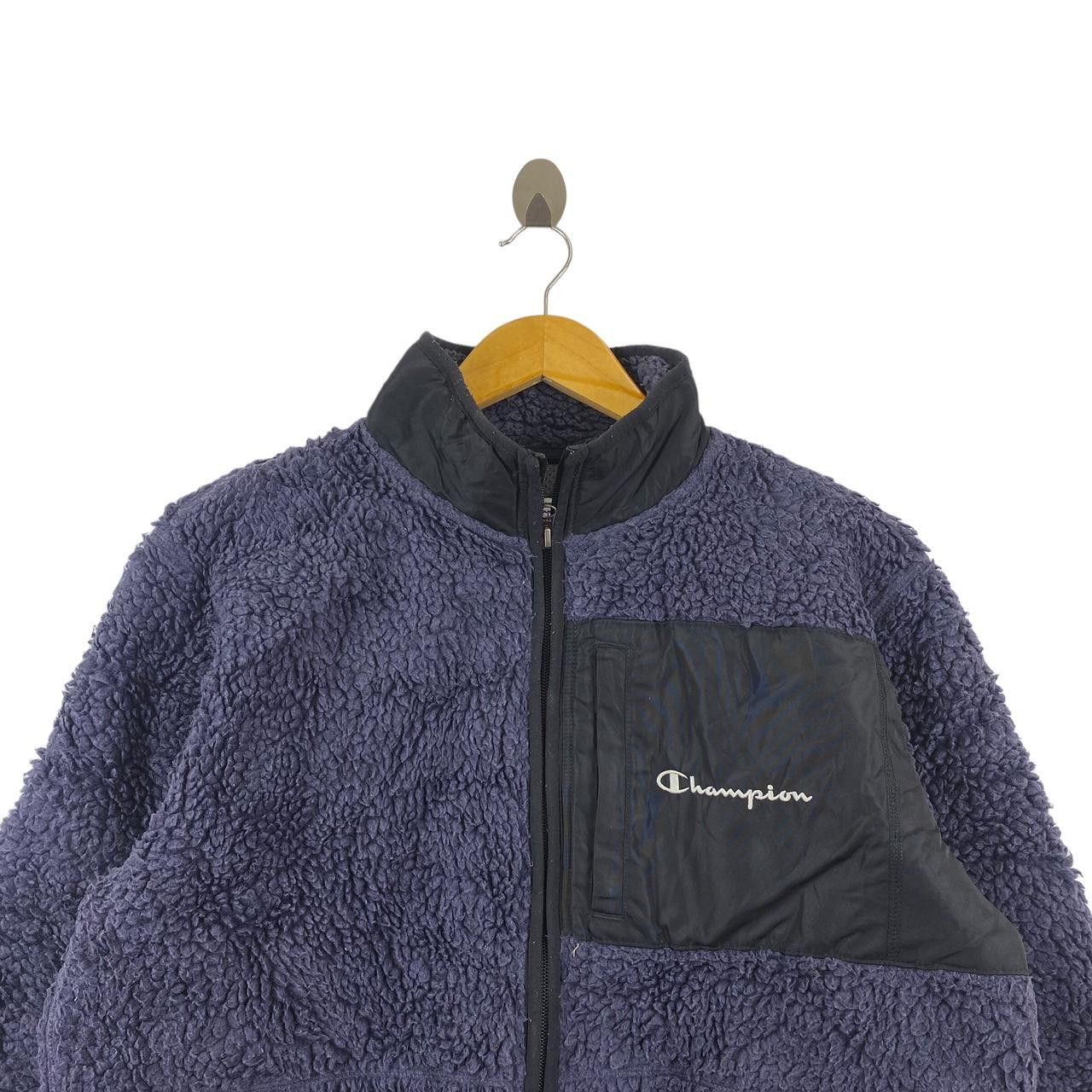 Champion CHAMPION Deep Pile Sherpa Retro X Pocket Fleece Jacket Size M / US 6-8 / IT 42-44 - 3 Thumbnail