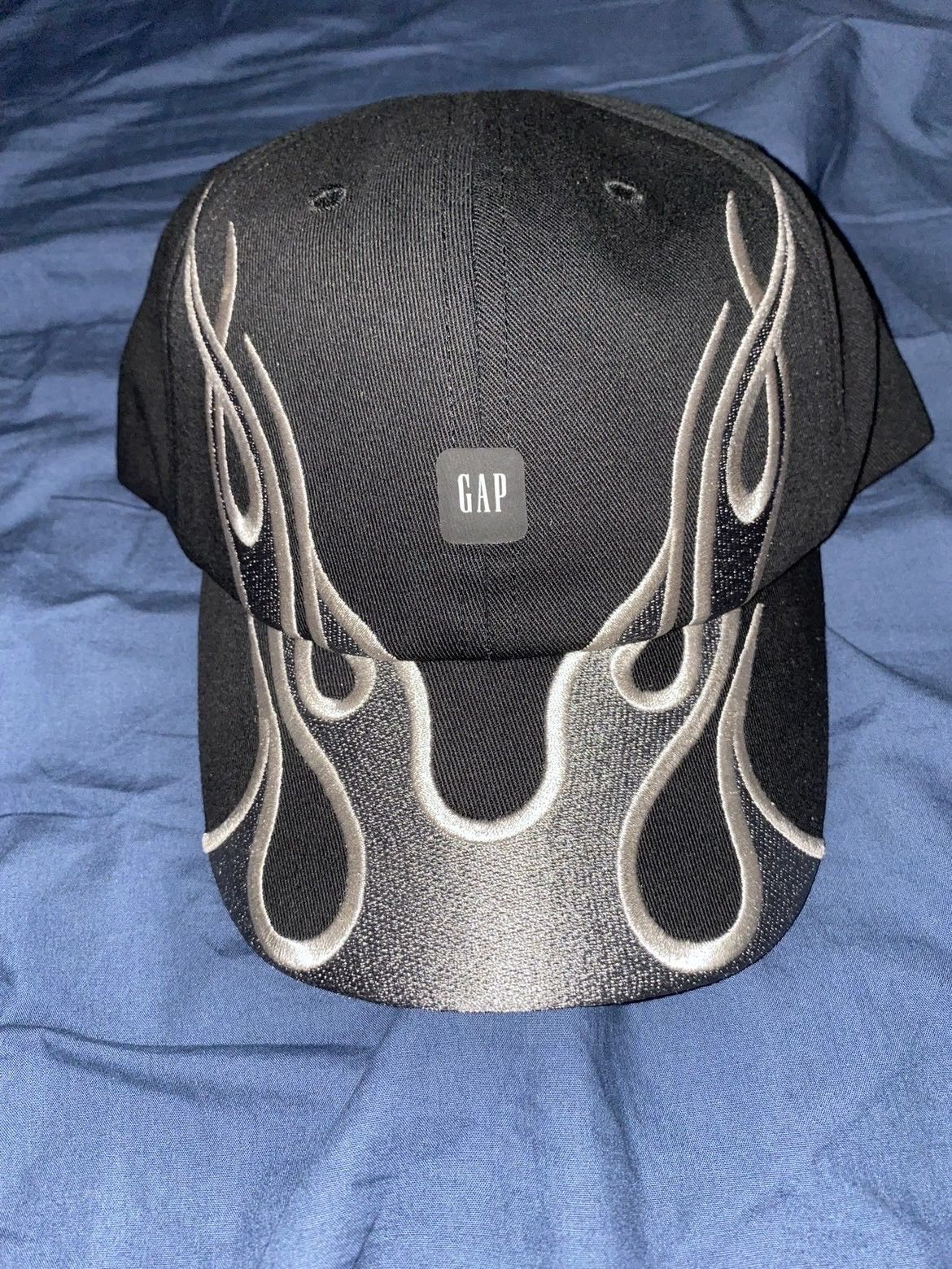 Balenciaga × Gap × Yeezy Yeezy Gap Flame Cap Black | Grailed