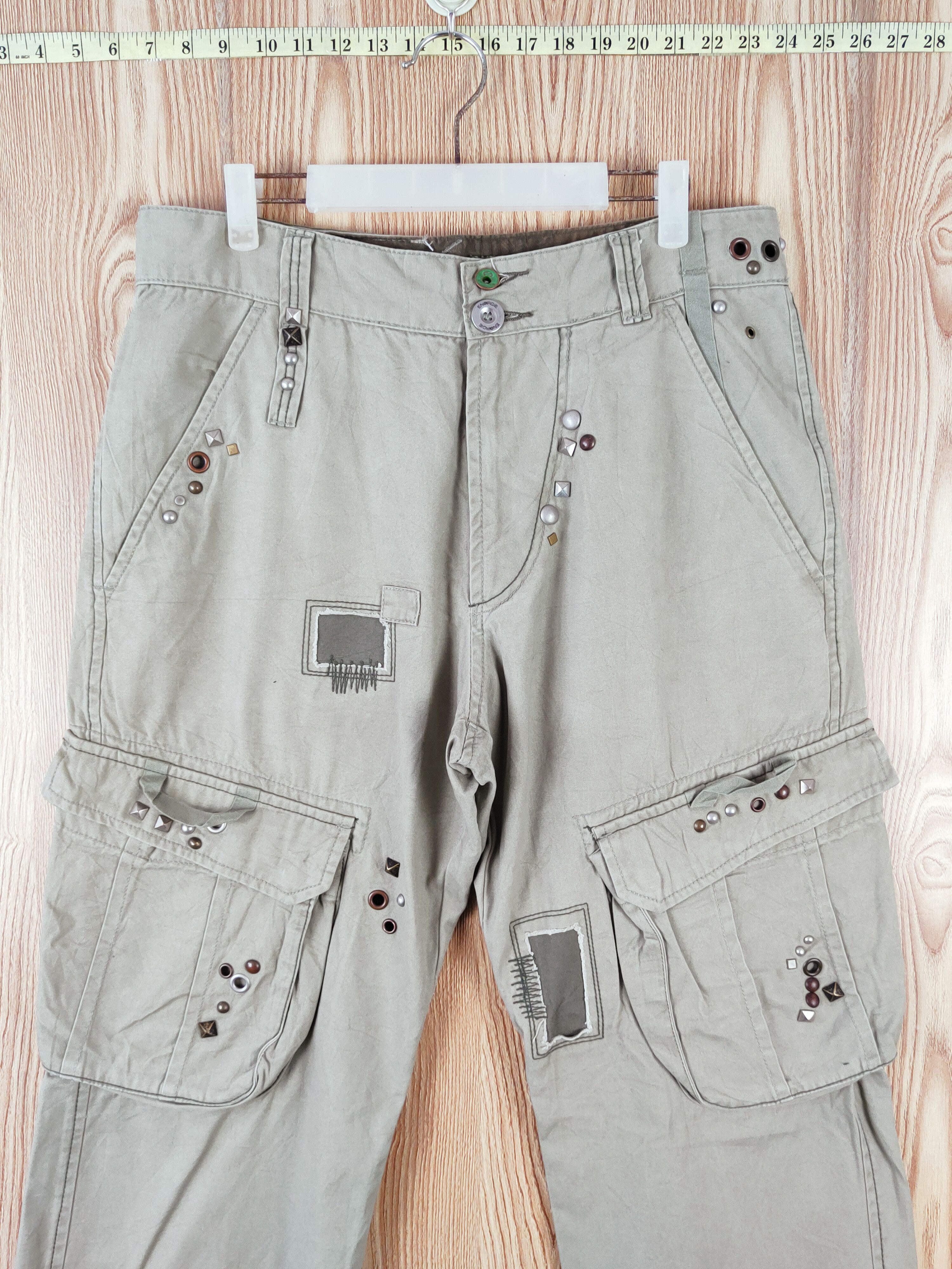 Energie DL Energie Green Multipocket Tactical Cargo Pants #W107 Size US 34 / EU 50 - 2 Thumbnail