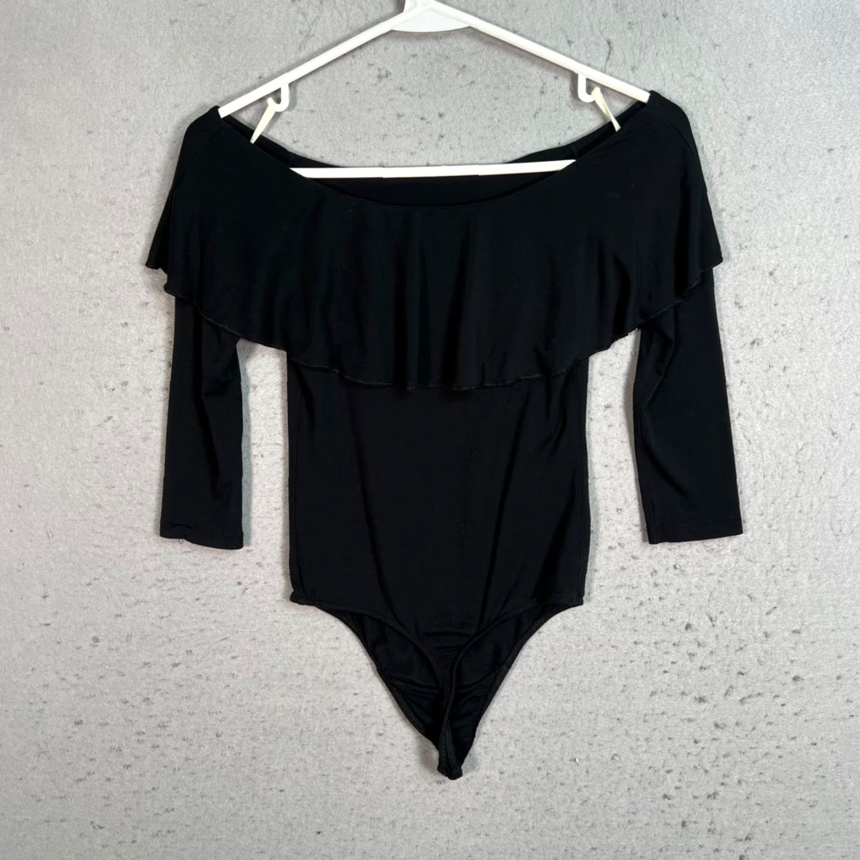 Vintage VINTAGE Wilfred Bodysuit Womens 1/2 Sleeve Black Size S/Small Shirt Womens Bodysuit 5 Size S / US 4 / IT 40 - 2 Thumbnail