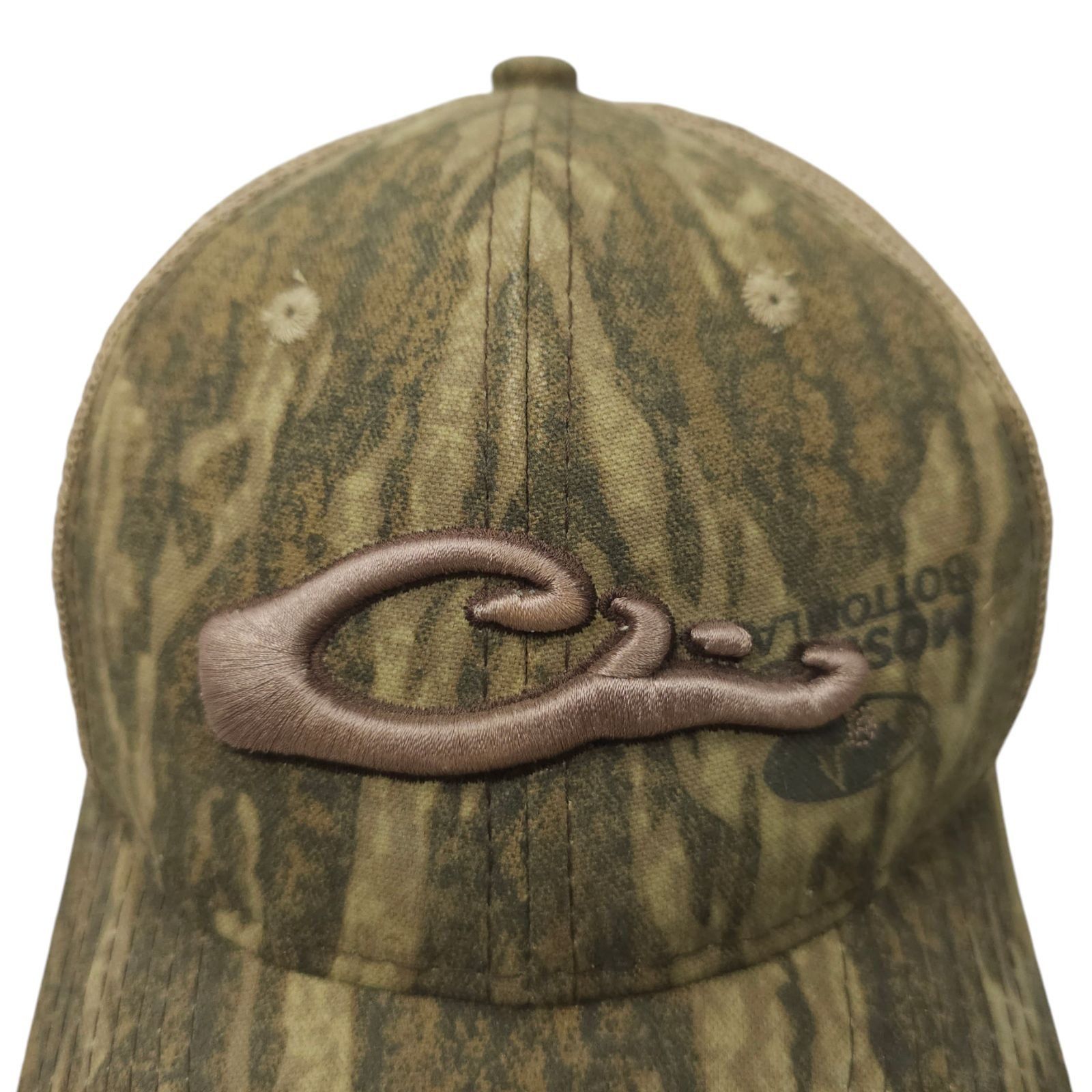 Drake Drake Camo Mossy Oak Bottomland Strapback Cap 3D Embroidered Size ONE SIZE - 7 Thumbnail