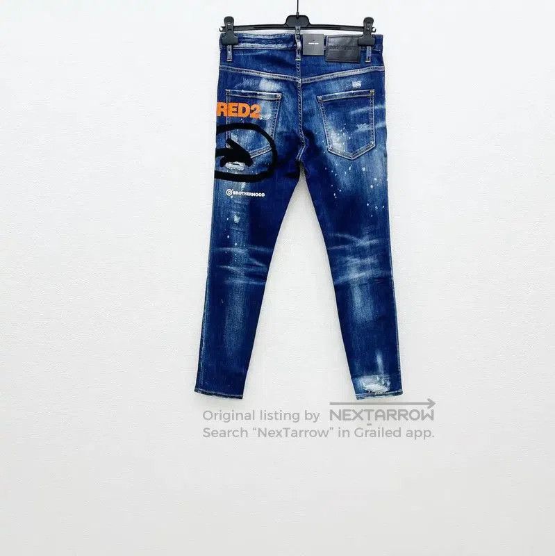 Dsquared2 DSQUARED2 Men's Blue Denim Casual Pants . Size US 26 / EU 42 - 2 Thumbnail
