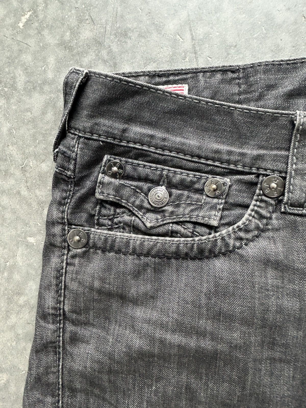 True Religion Vintage Y2K True Religion Jean Shorts Size US 42 / EU 58 - 5 Thumbnail