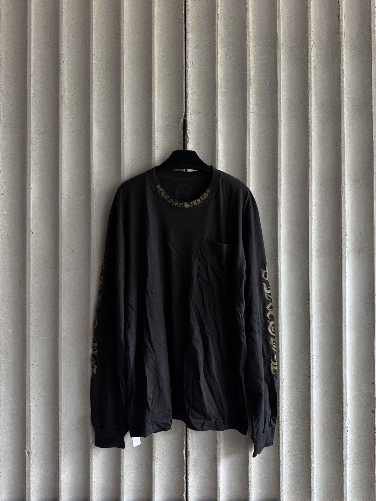 Chrome Hearts CHROME HEARTS LONG SLEEVE NECK CH SCRIPT ARMY GREEN/BLACK Size US L / EU 52-54 / 3 - 1 Thumbnail