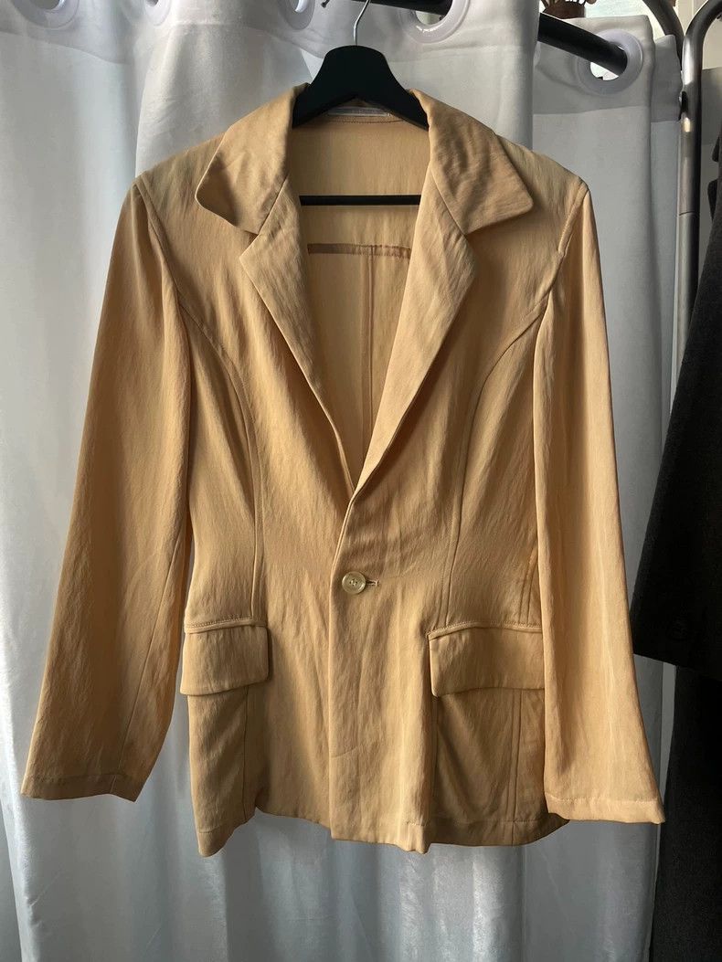 Yohji Yamamoto yohji Yamamoto Antique light camel long-sleeved jacket Size US S / EU 44-46 / 1 - 1 Thumbnail