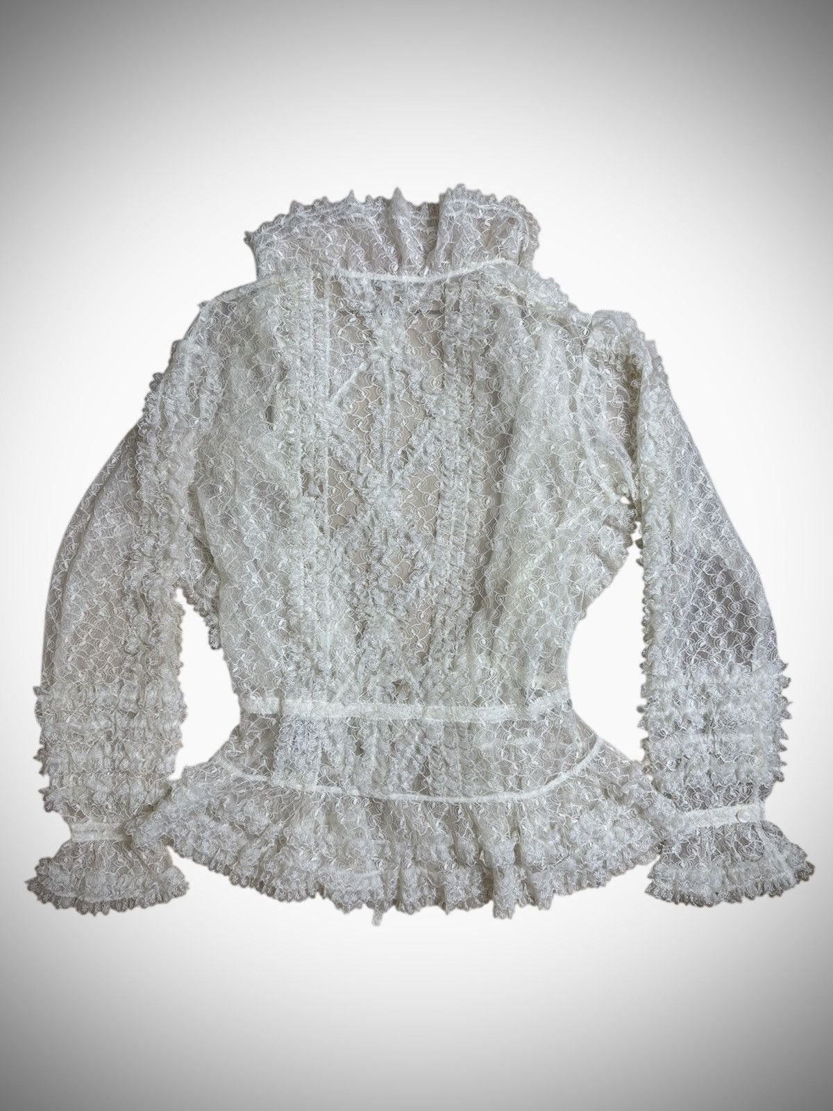 Japanese Brand 2000’s Hiscrone - Victorian Top Lace Size M / US 6-8 / IT 42-44 - 5 Thumbnail