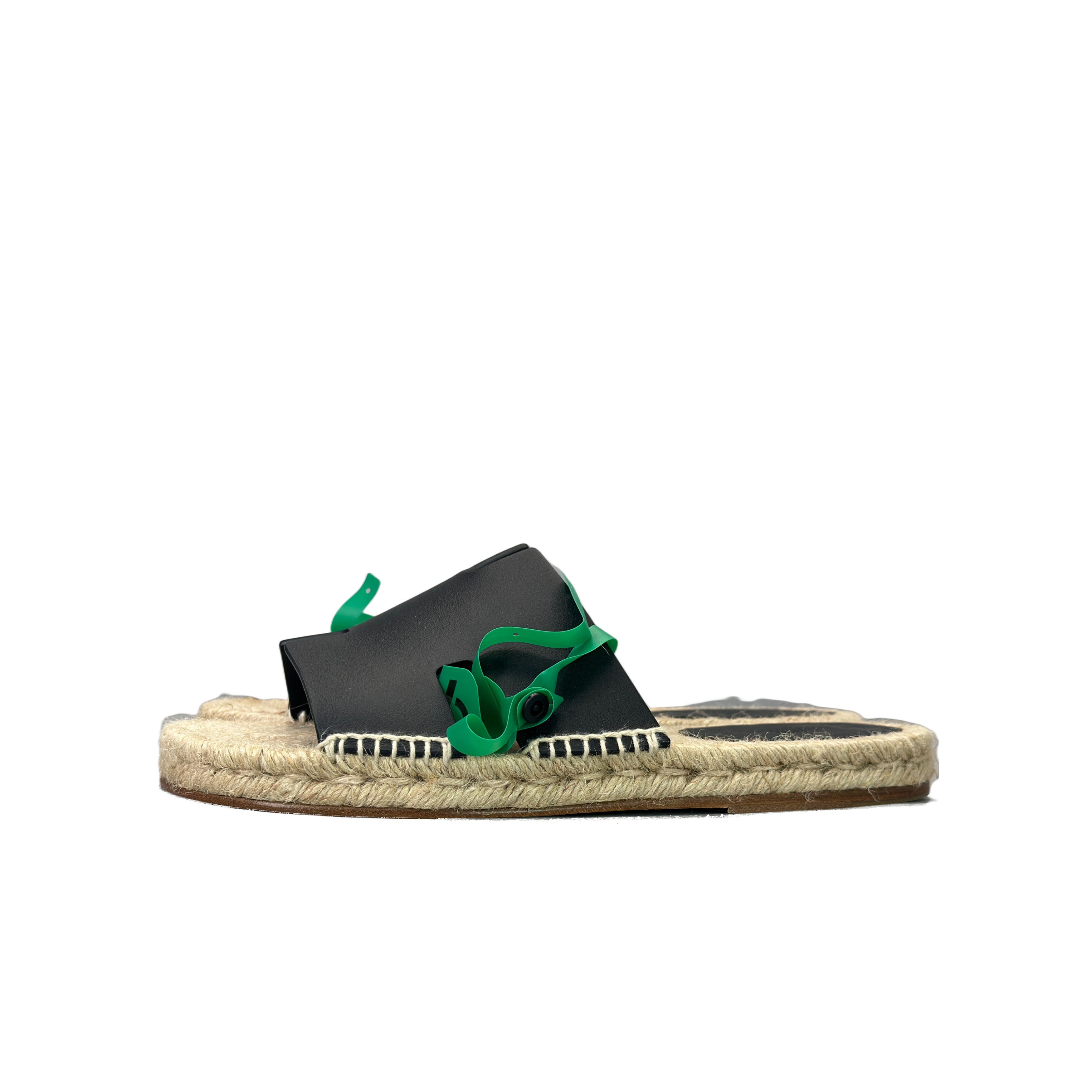 Hermes Hermes Leather H Cutout Sandals Size 7 Size US 7 / EU 40 - 1 Thumbnail