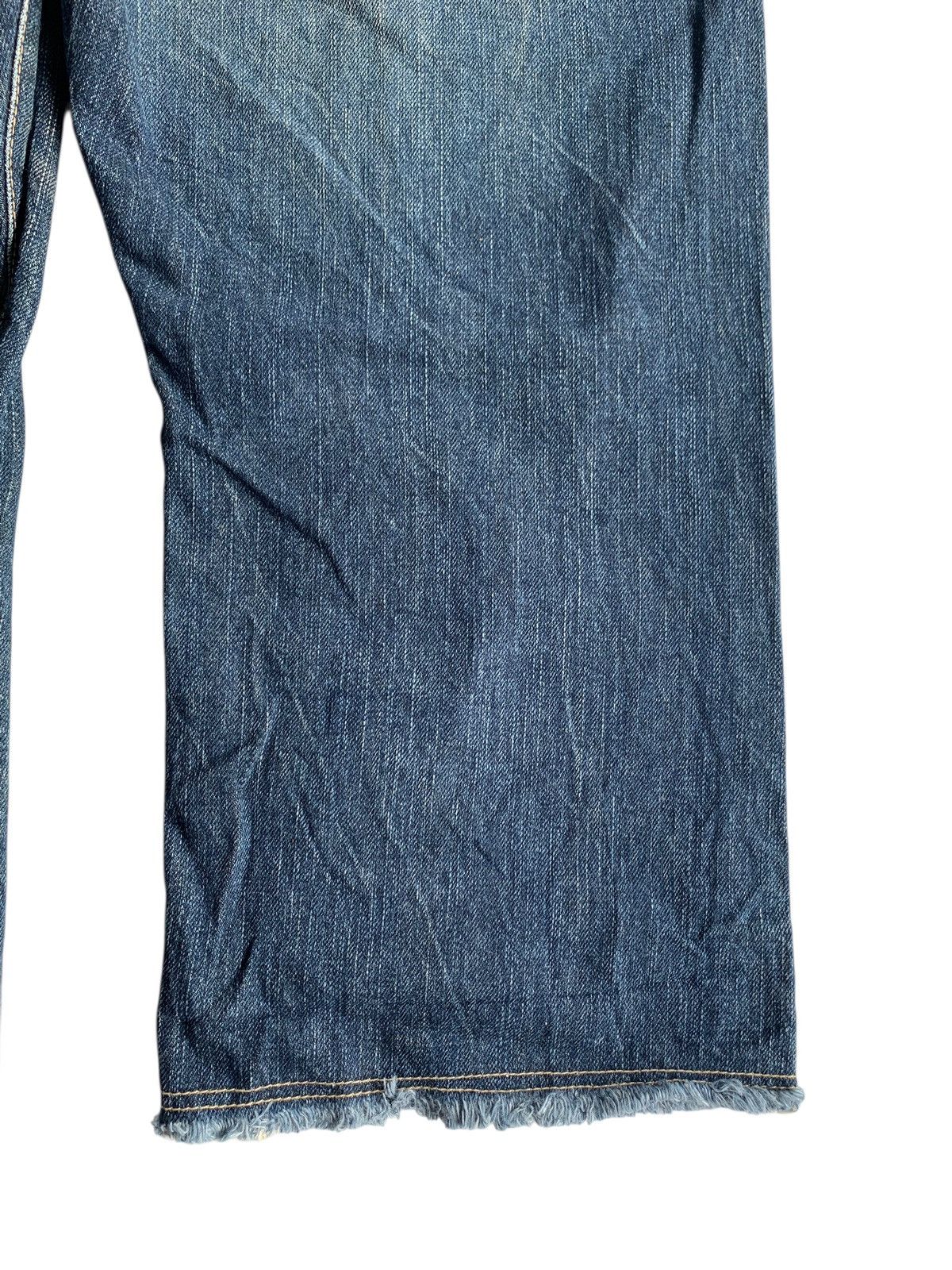 Edwin VINTAGE EDWIN 505 SELVEDGE RUSTY SHORT DISTRESSED DENIM Size US 33 - 15 Thumbnail
