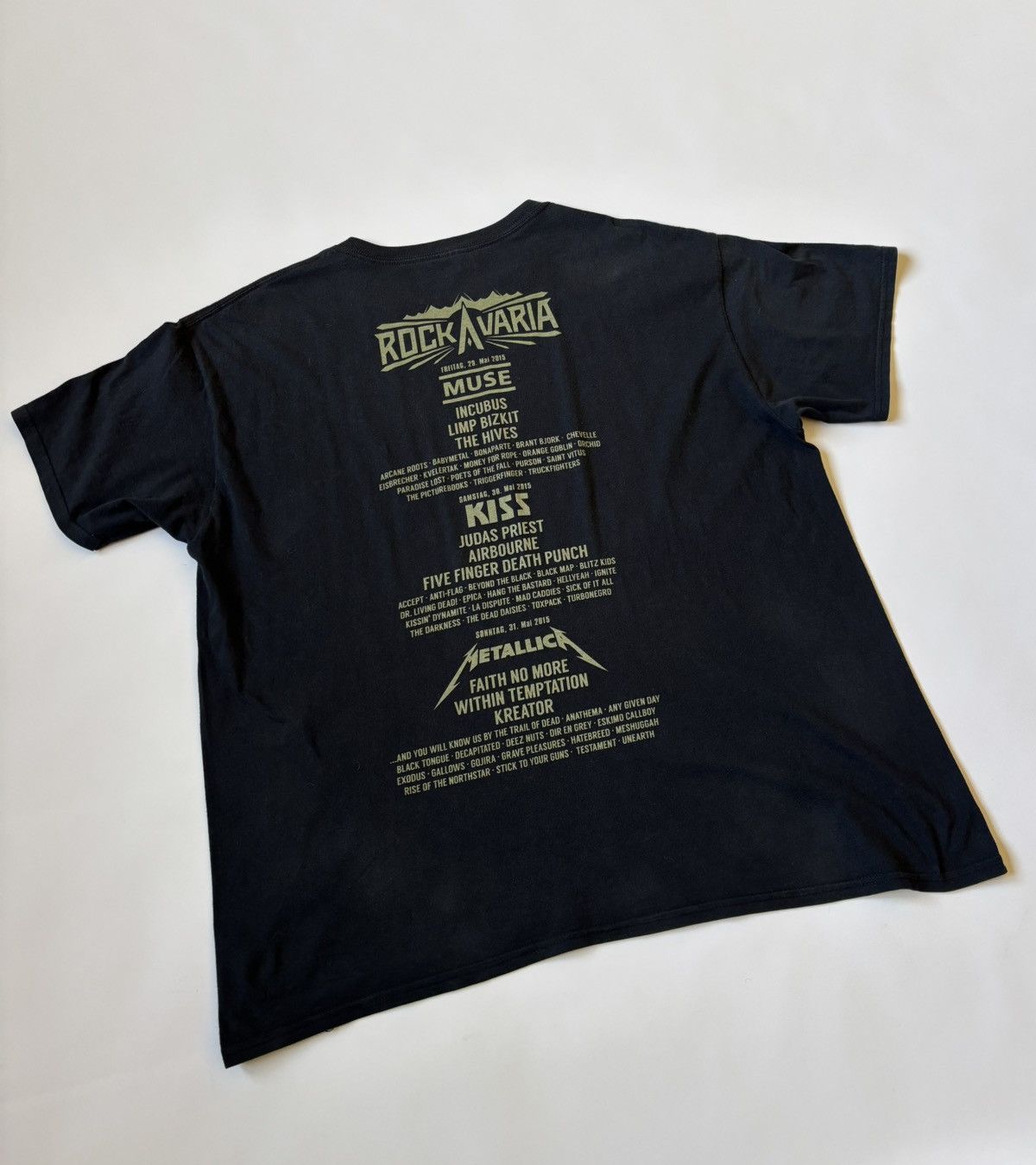 Band Tees × Metallica Rock Avaria Music Festival - Metallica Muse Kiss The Hives Size US L / EU 52-54 / 3 - 3 Thumbnail