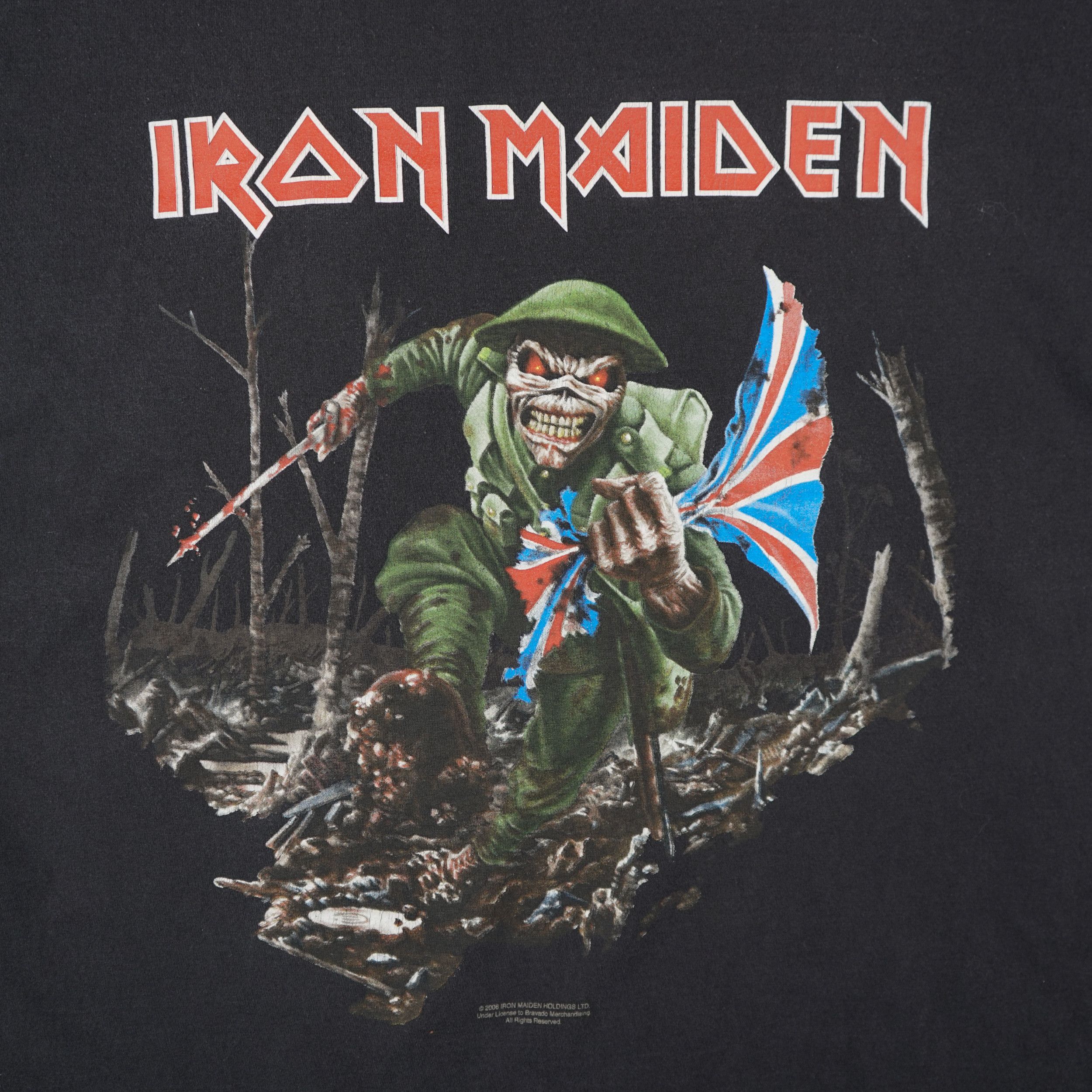 Band Tees × Vintage Vintage 2008 Iron Maiden Concert T-Shirt Size US XL / EU 56 / 4 - 2 Thumbnail