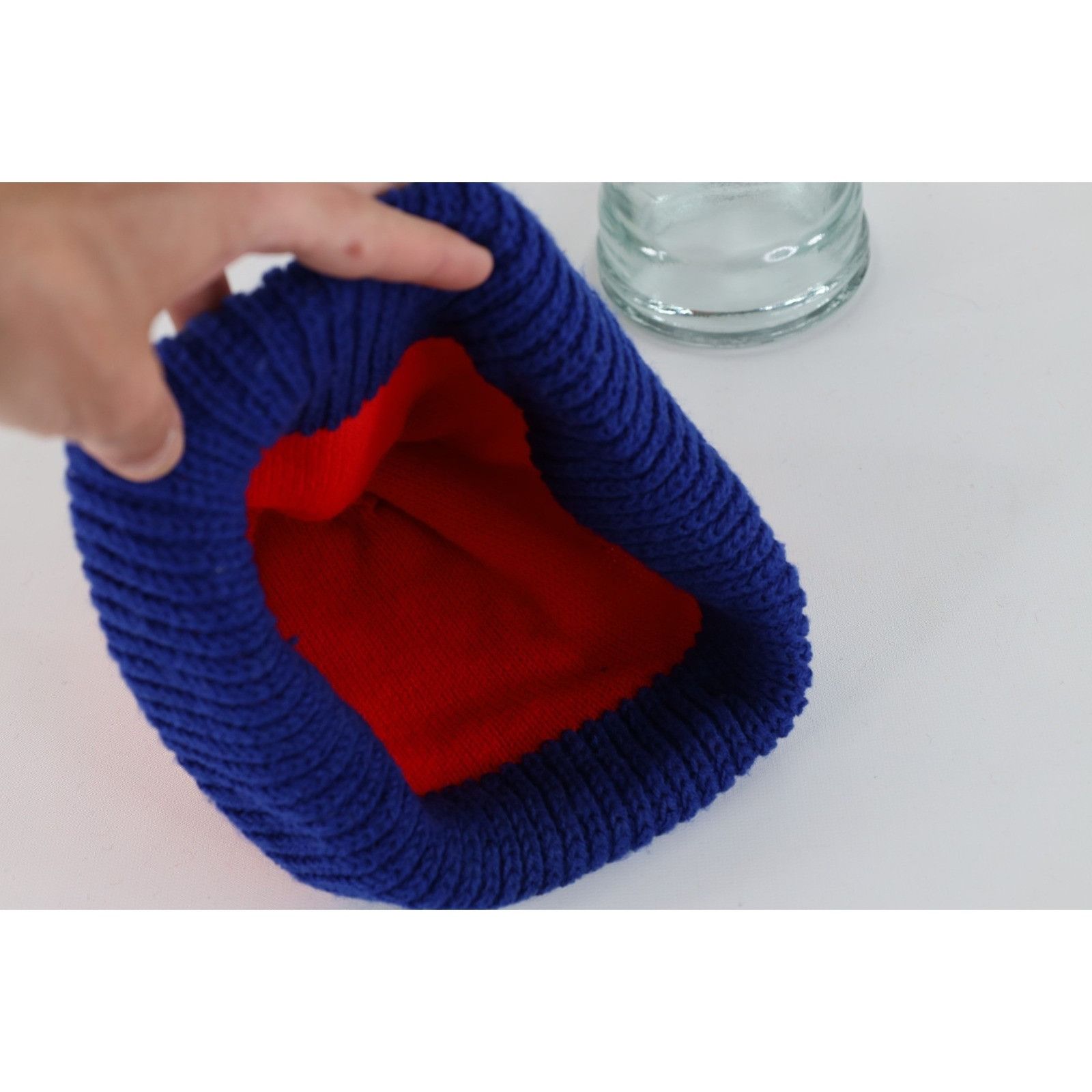 Vintage Vintage 80s 90s Cooper Tires Pom Knit Winter Beanie Hat Size ONE SIZE - 7 Thumbnail