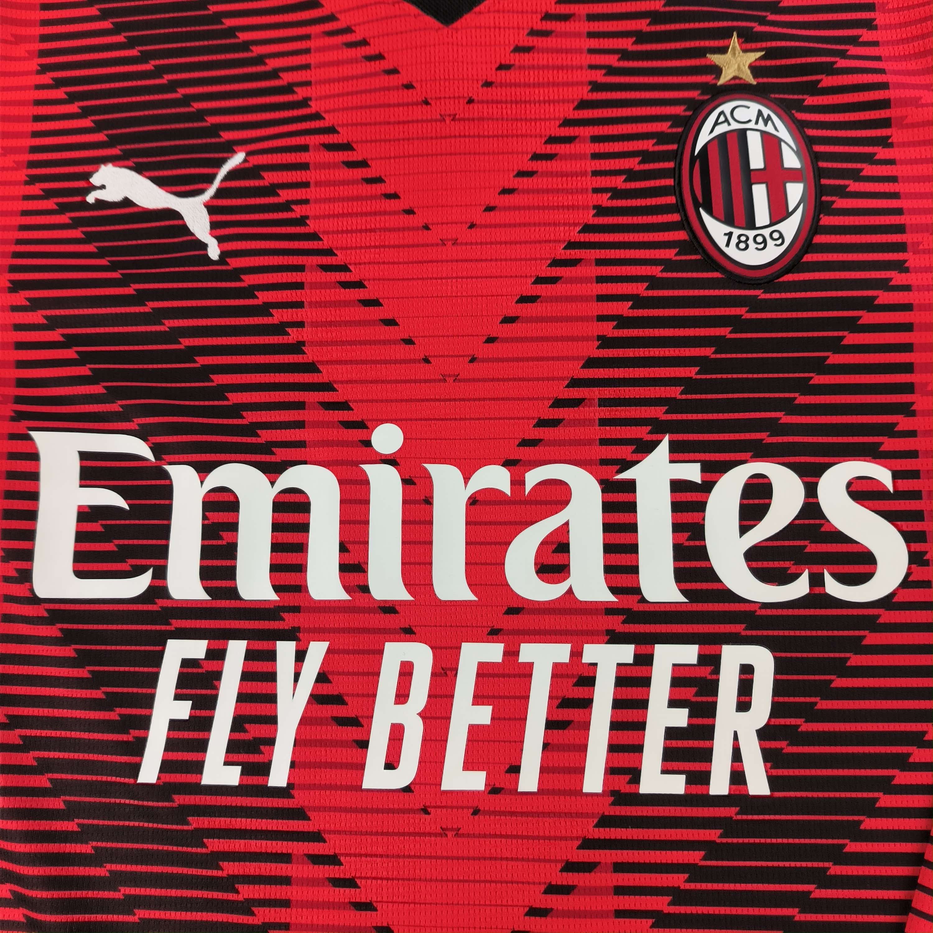 Puma AC Milan 2023-24 Puma home LS football jersey shirt size XS Size US XS / EU 42 / 0 - 5 Thumbnail