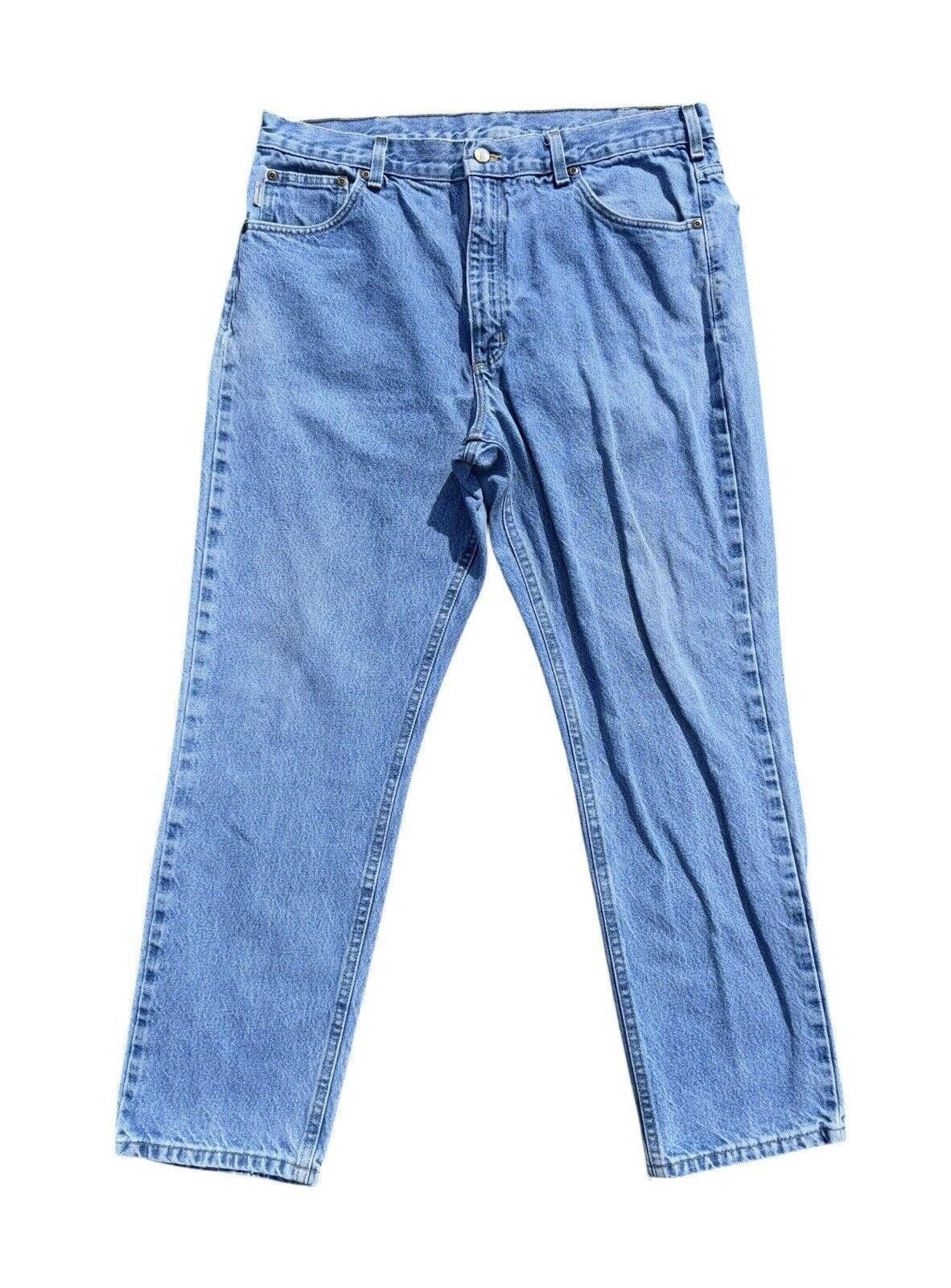 Carhartt Vintage Carhartt Blue Wash Relaxed Fit Jeans 36x30 Size US 36 / EU 52 - 1 Thumbnail