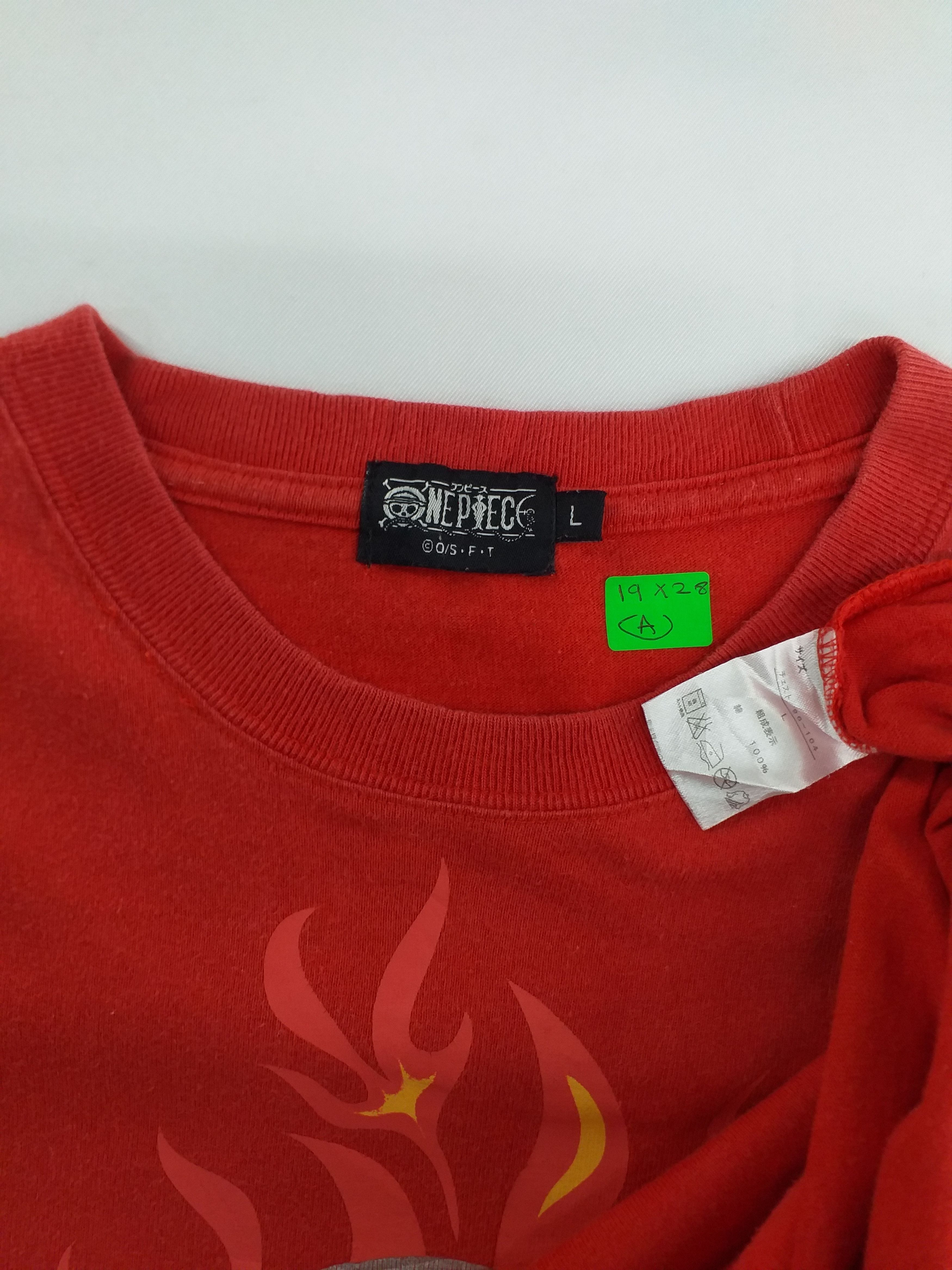 Anime Vintage One Piece Asce Medium Tee Shirt -A004 Size US M / EU 48-50 / 2 - 6 Thumbnail