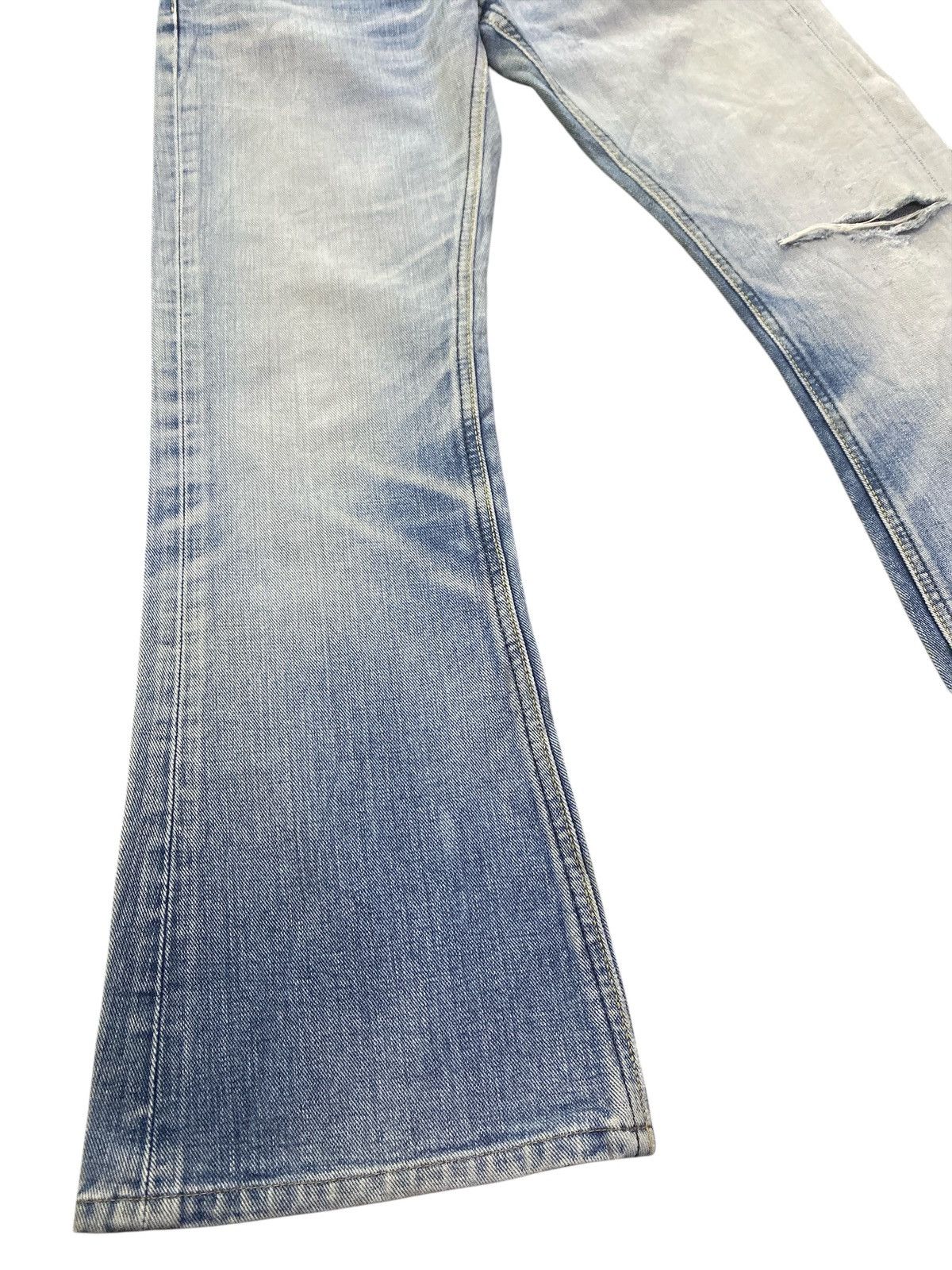 Lee × Vintage Flared Jeans Vintage Lee Riders Distressed Denim Size US 30 / EU 46 - 11 Thumbnail