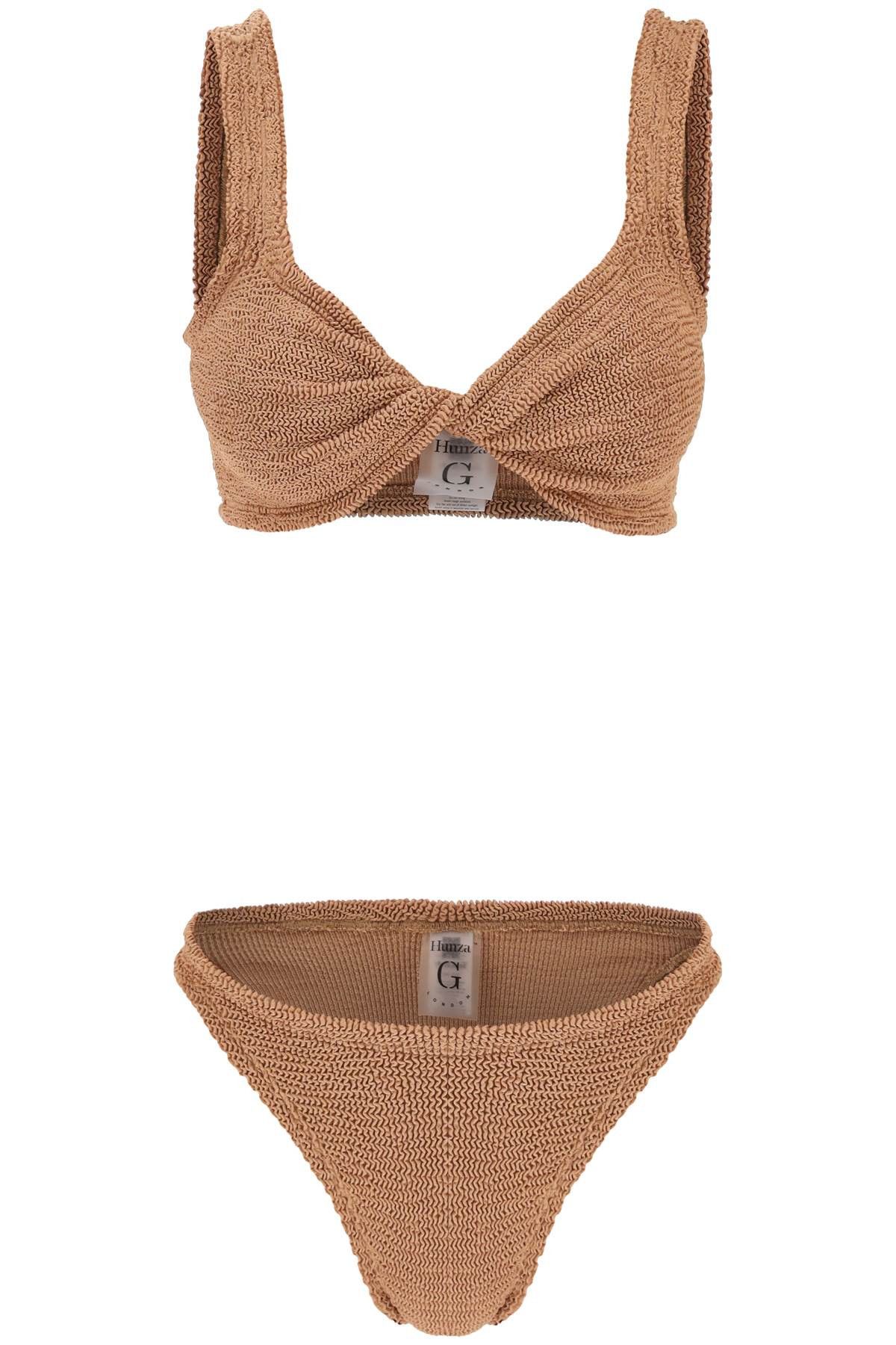 image of Hunza G Juno Bikini Set in Marrone, Women's
