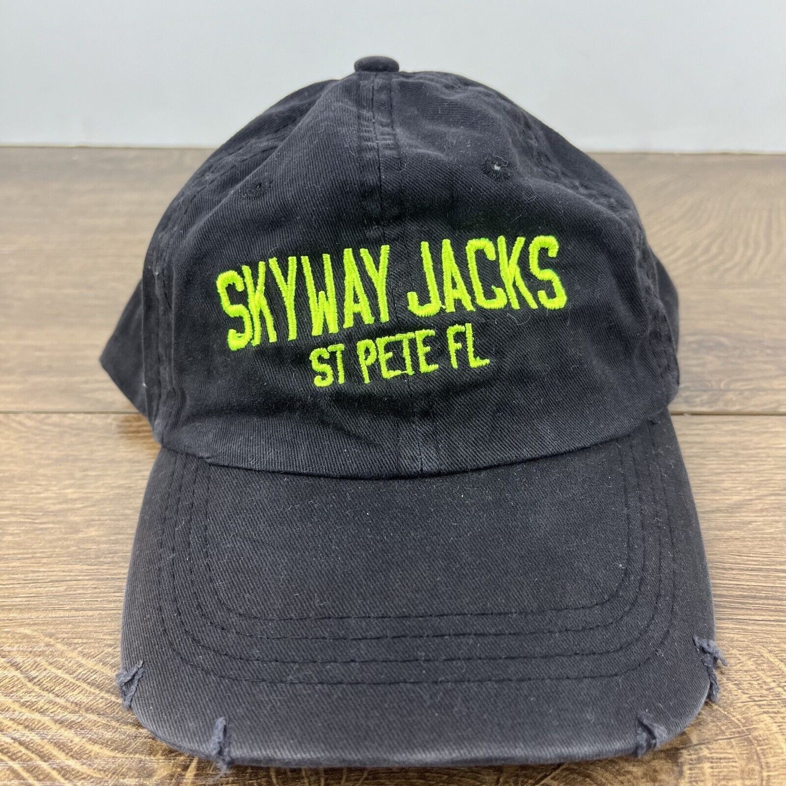 Other Skyway Jacks Hat St Pete Florida Hat Black Adjustable Hat Bl Size ONE SIZE - 6 Thumbnail