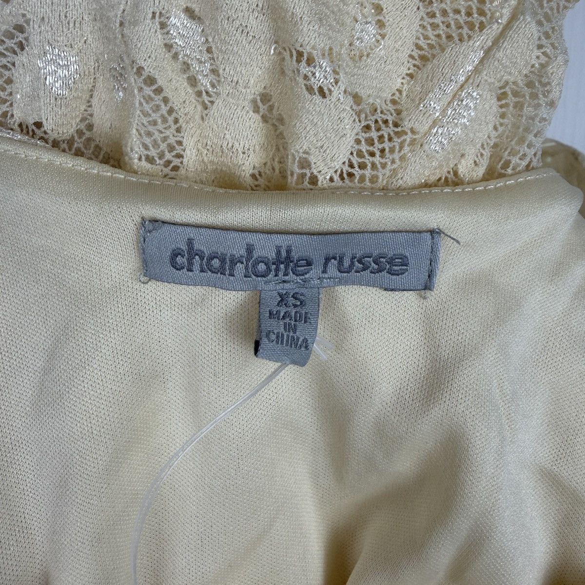 Other Charlotte Russe cream lace top Size XS / US 0-2 / IT 36-38 - 5 Thumbnail