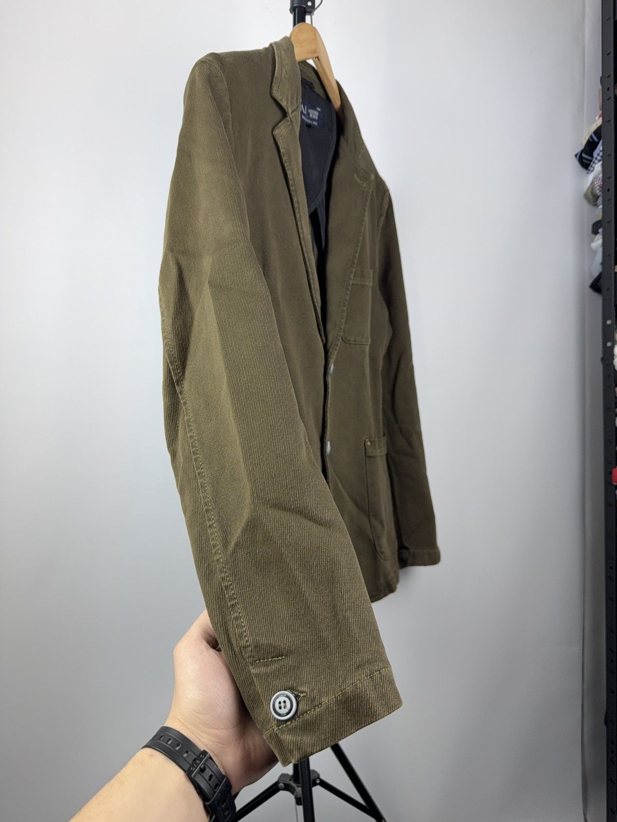 Armani × Emporio Armani Vintage 90s Armani Jeans Luxury Blazer Jacket Size US M / EU 48-50 / 2 - 3 Thumbnail