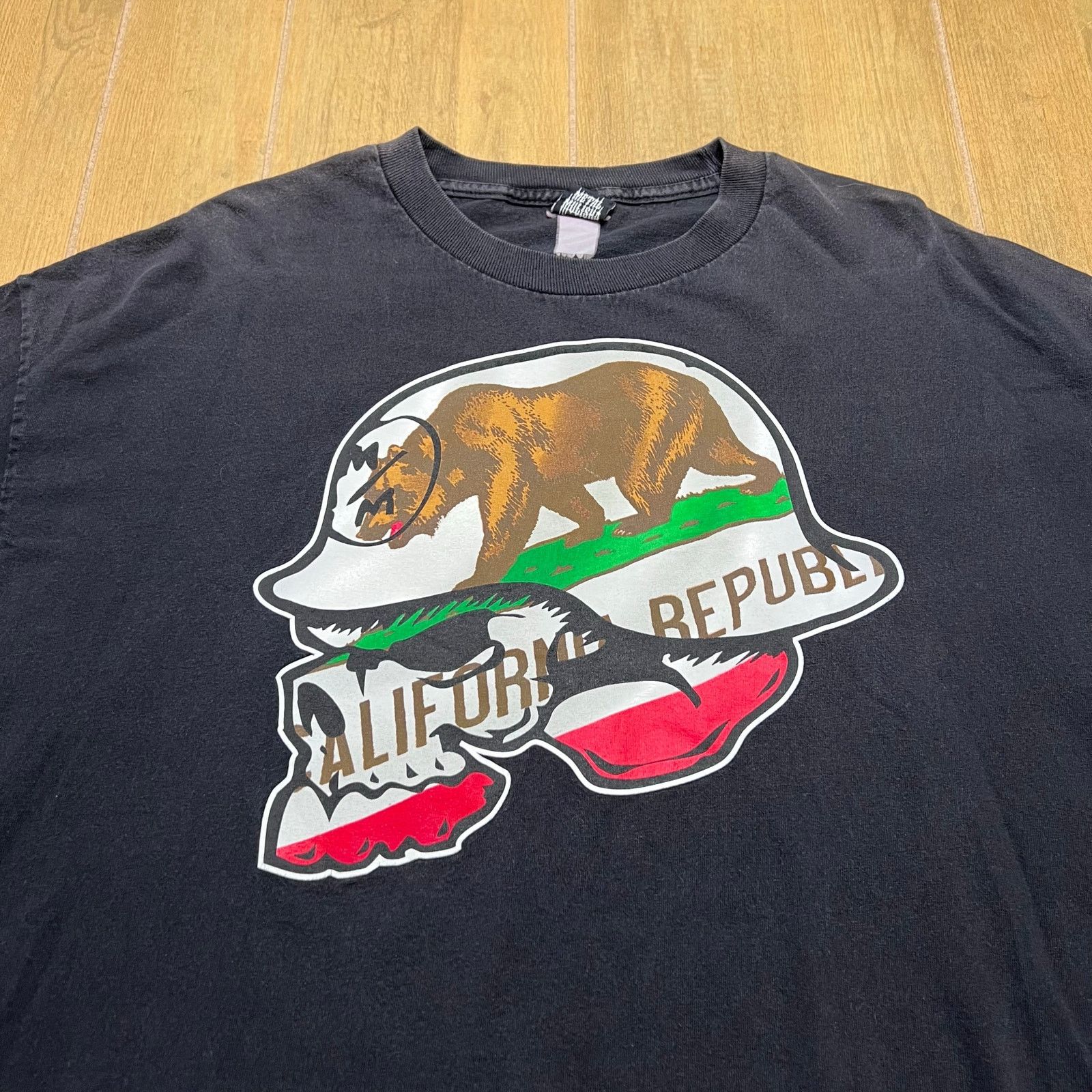 Metal Mulisha Y2K Metal Mulisha California Republic Black T-Shirt Sz XL Size US XL / EU 56 / 4 - 3 Thumbnail