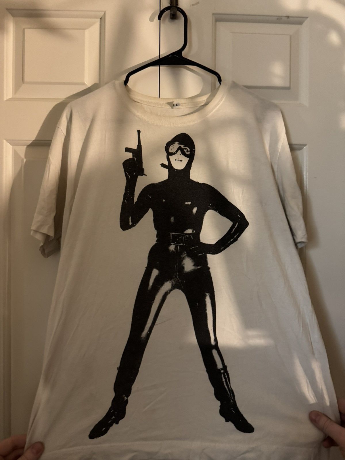 Vintage Vintage AtomAge goth/latex promo t from 1970s Size US L / EU 52-54 / 3 - 1 Thumbnail