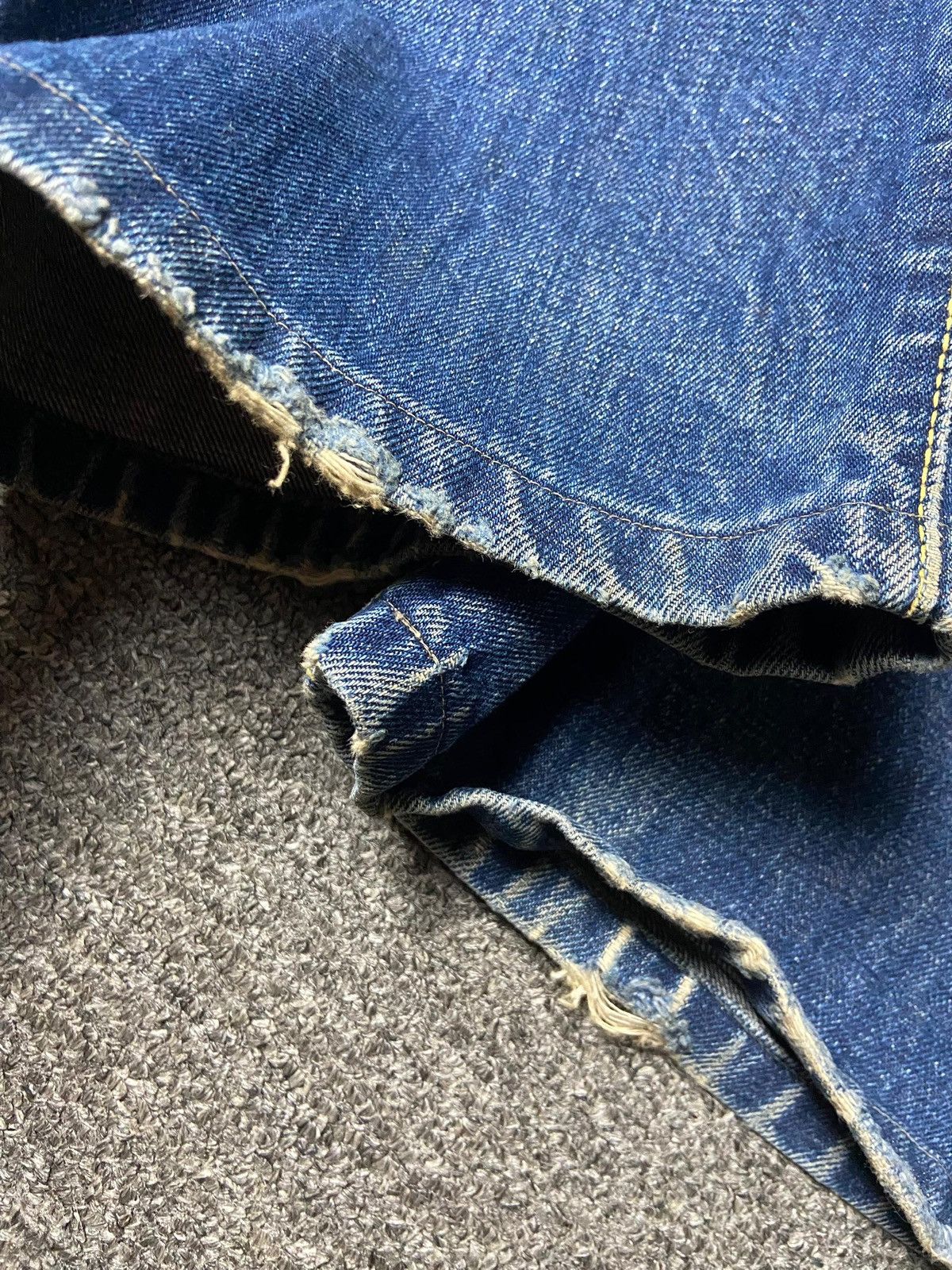 Japanese Brand Vintage Big Stone Boot Cut Jeans (164) Size 29" - 5 Thumbnail