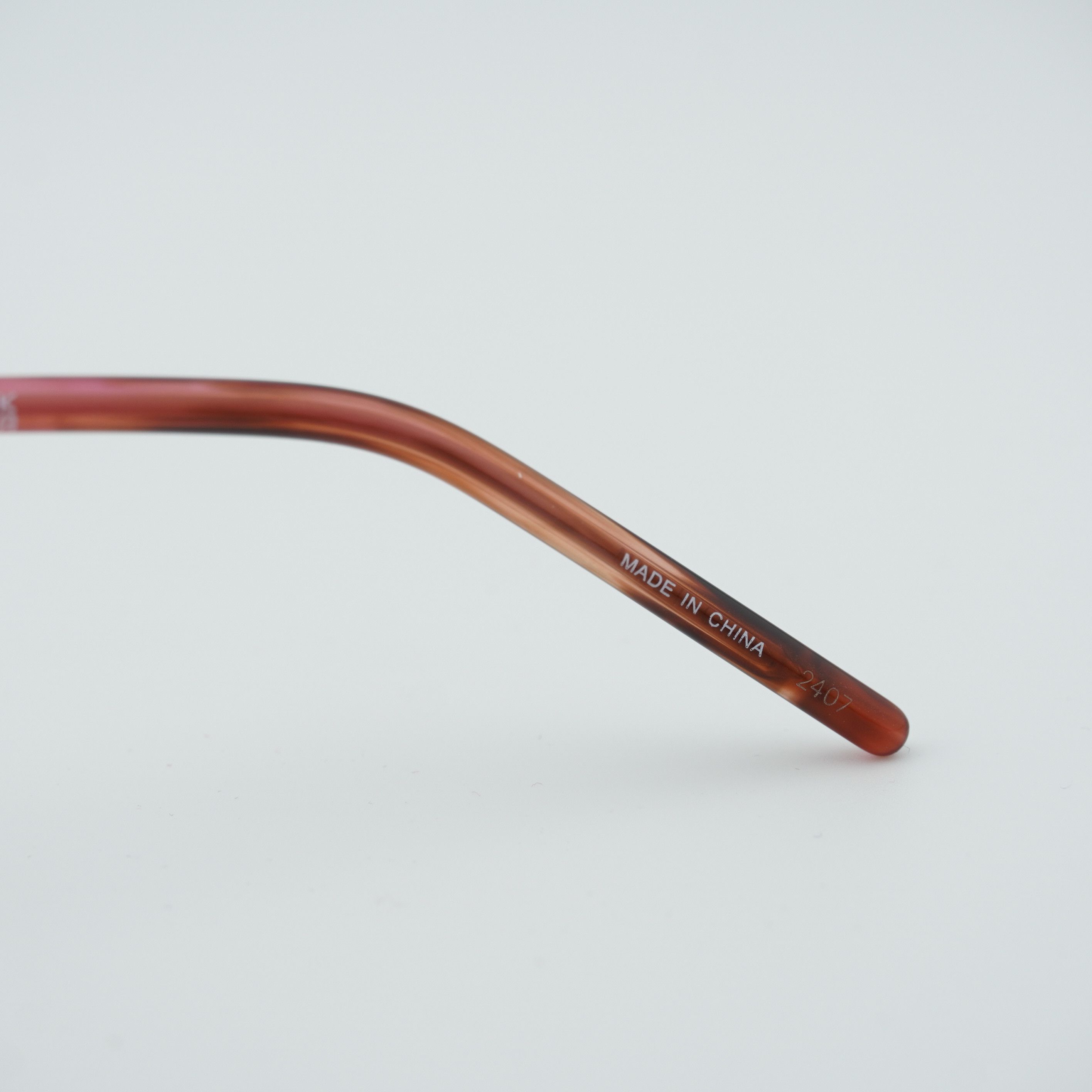 Longchamp Longchamp LO2726 602 Eyeglasses Red Horn 54mm Square Frame Size ONE SIZE - 6 Thumbnail