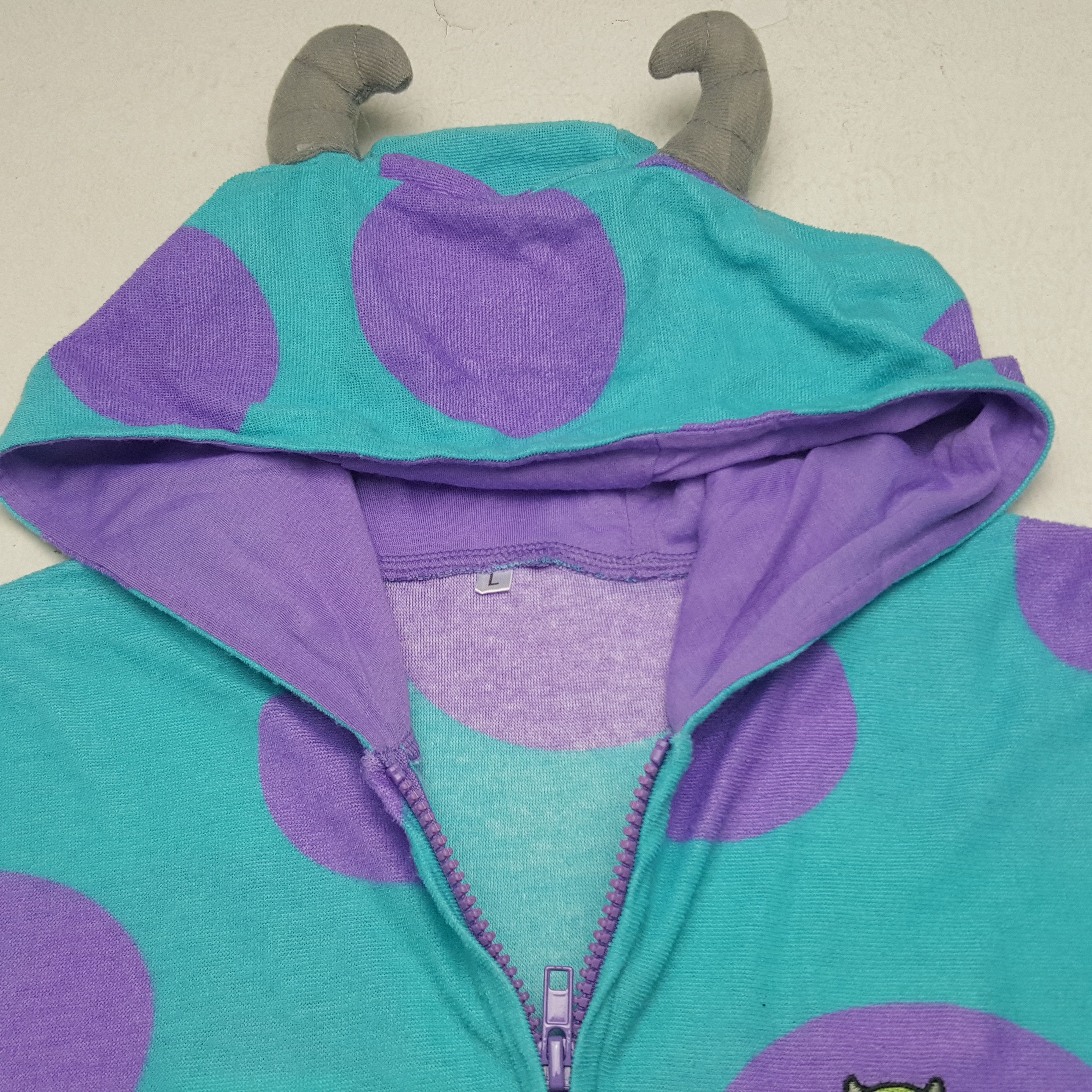 Disney × Vintage Vintage Disney Monster Inc. American Cartoon Movie Hoodies Size US XS / EU 42 / 0 - 5 Thumbnail