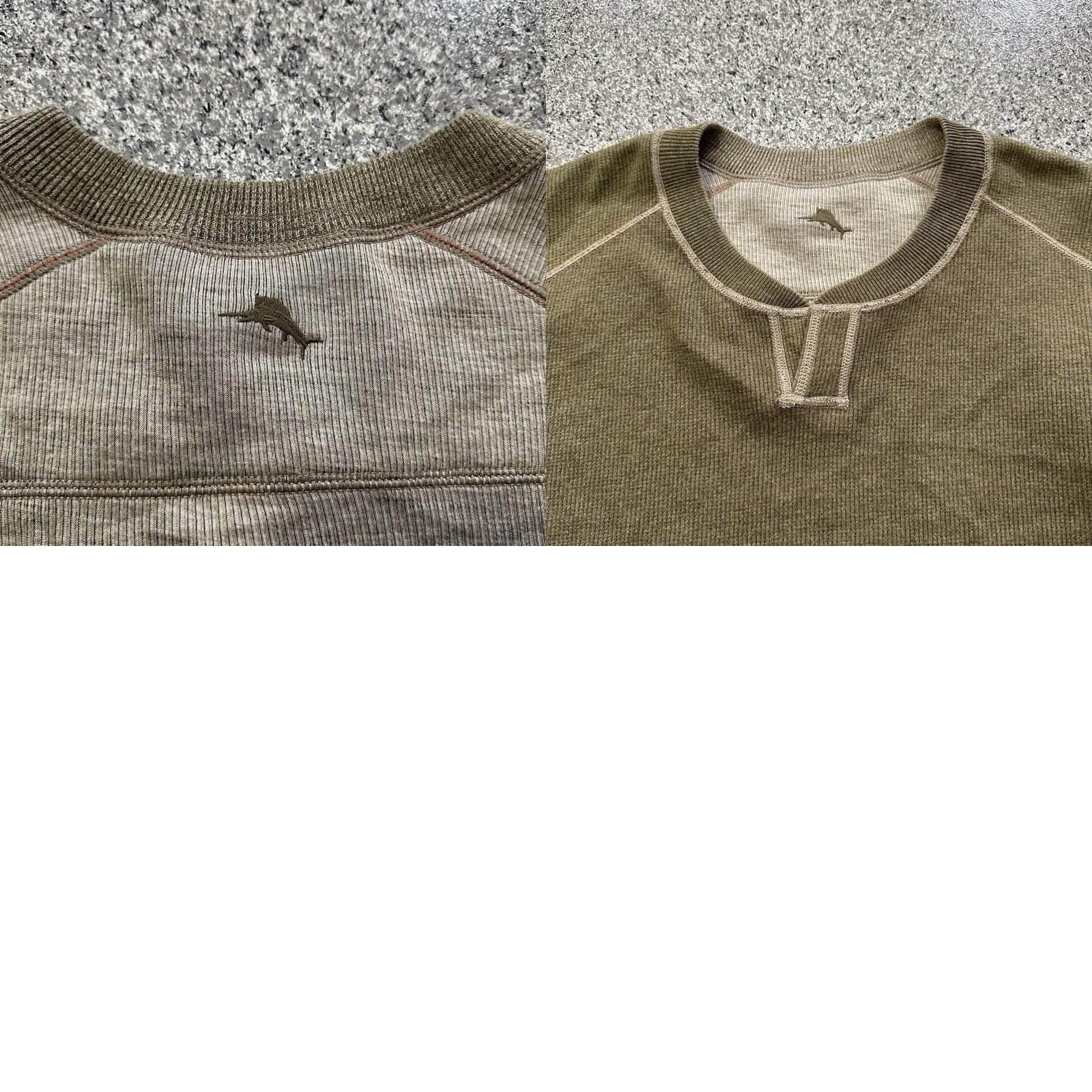 Tommy Bahama Tommy Bahama Sweater Mens 2XL Green Reversible Abaco Flipshore Pullover Casual Knit Shirt Size US XXL / EU 58 / 5 - 8 Thumbnail