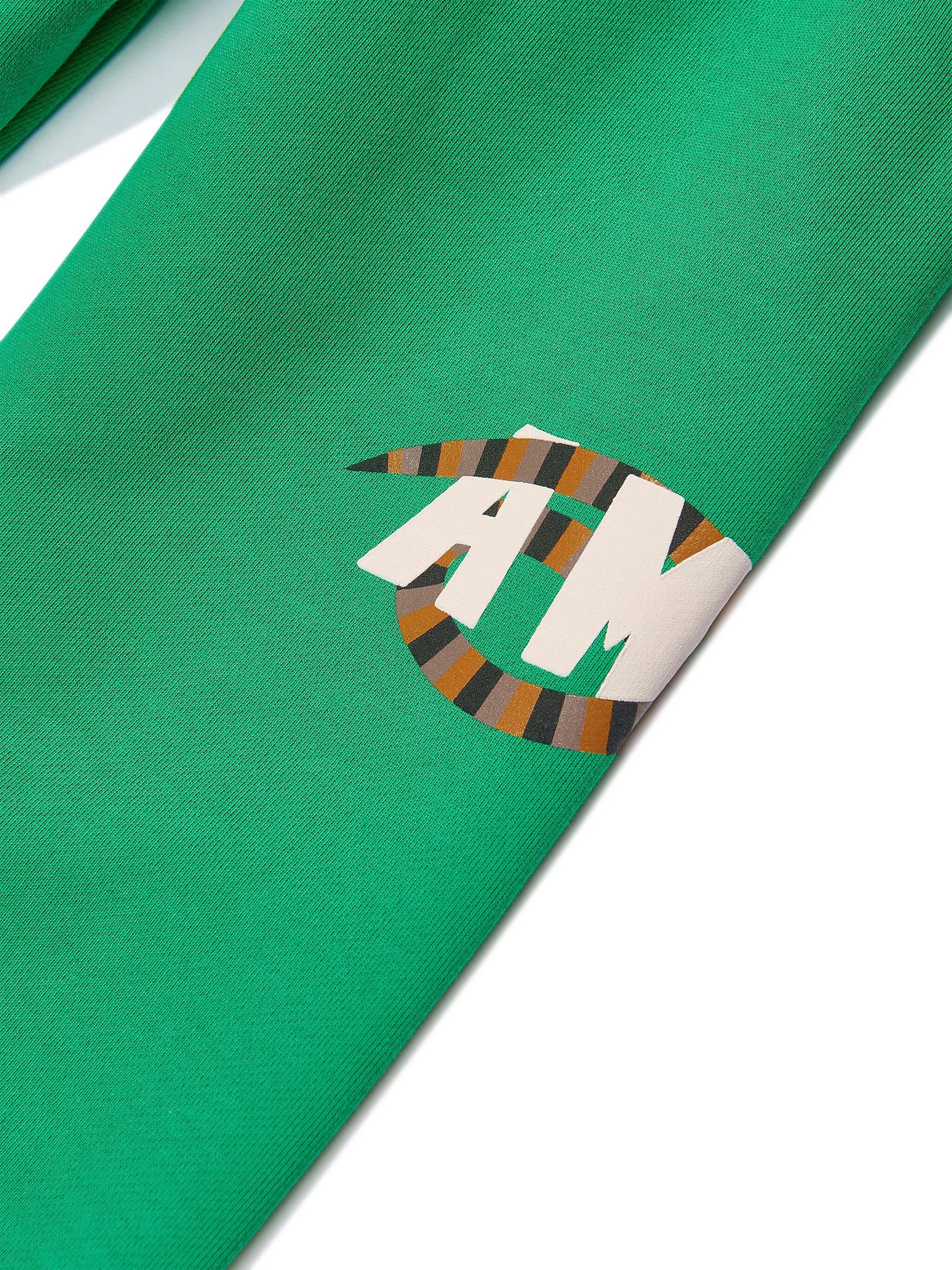 Amiri oc11z0225 KIDS Logo Print Track Pant in Green Size US 26 / EU 42 - 3 Thumbnail