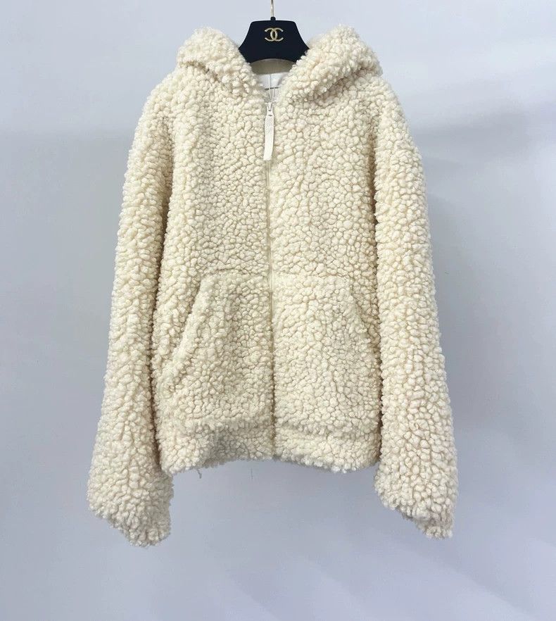 Helmut Lang Helmut Lang White Shearling Jacket Size US XS / EU 42 / 0 - 1 Thumbnail