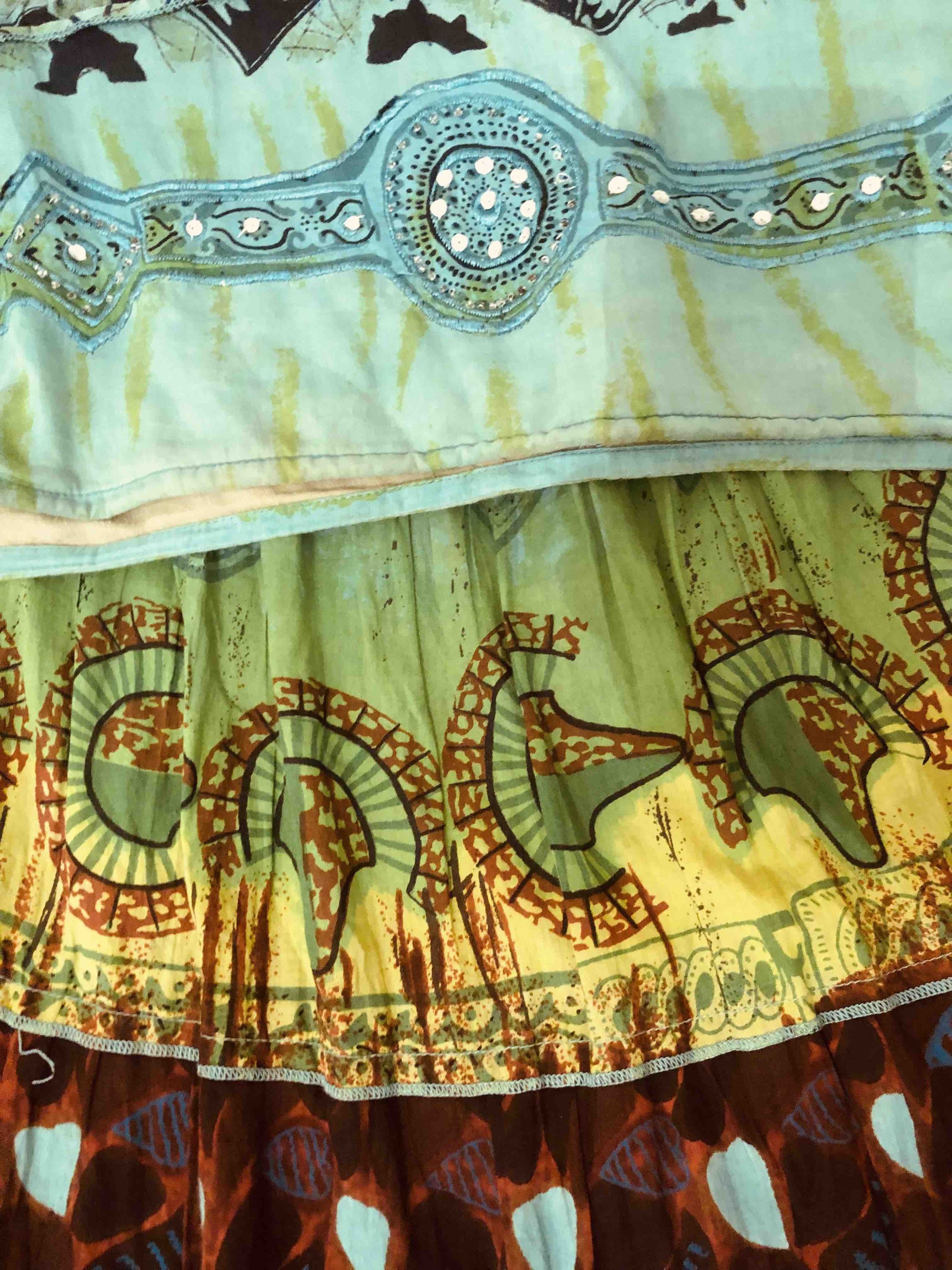 Vintage 70's Vintage Long Skirt Size M / US 6-8 / IT 42-44 - 8 Thumbnail