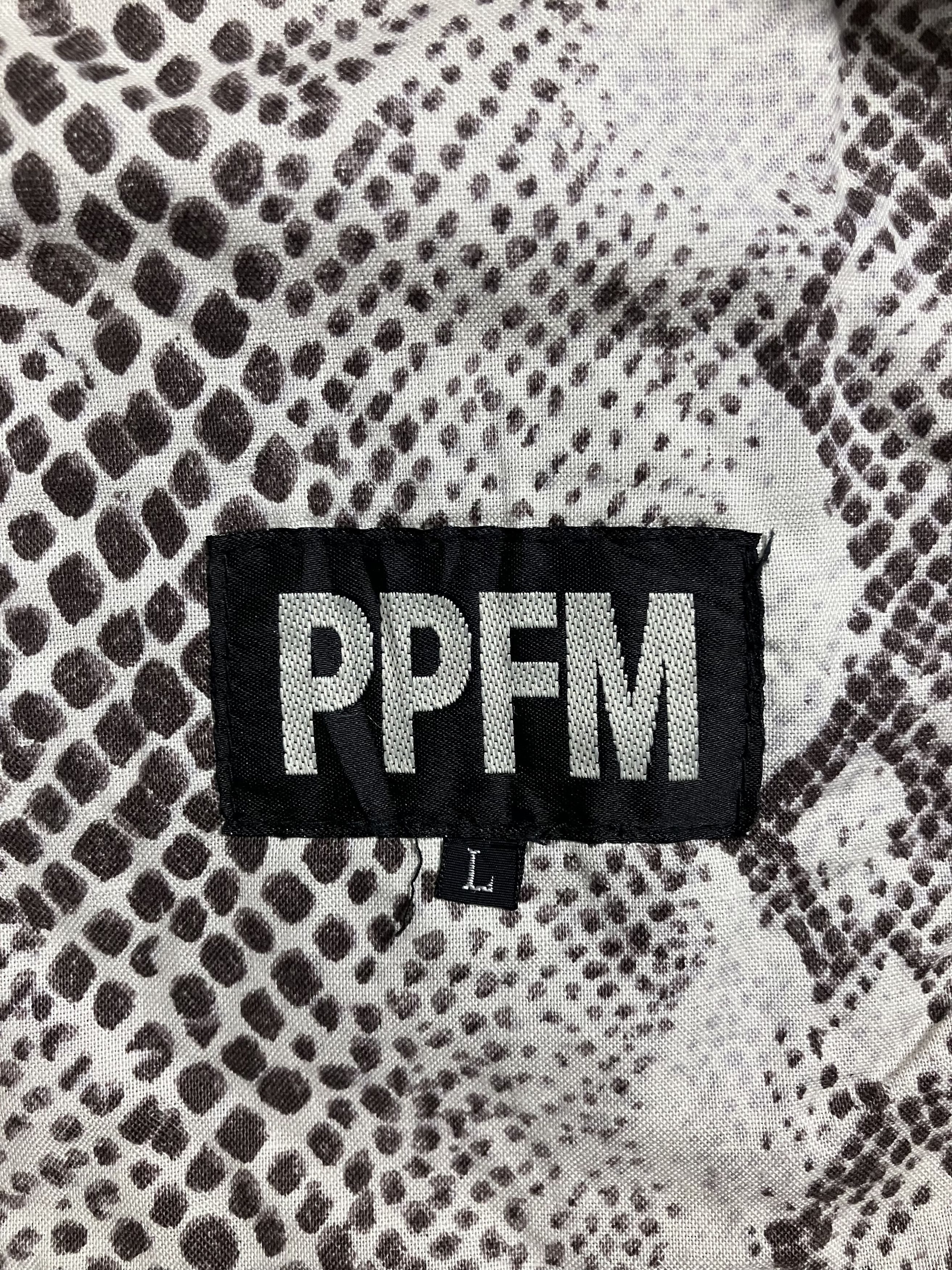 PPFM PPFM Double Zip 'Snake Skin' Moto Jacket Size US L / EU 52-54 / 3 - 5 Thumbnail