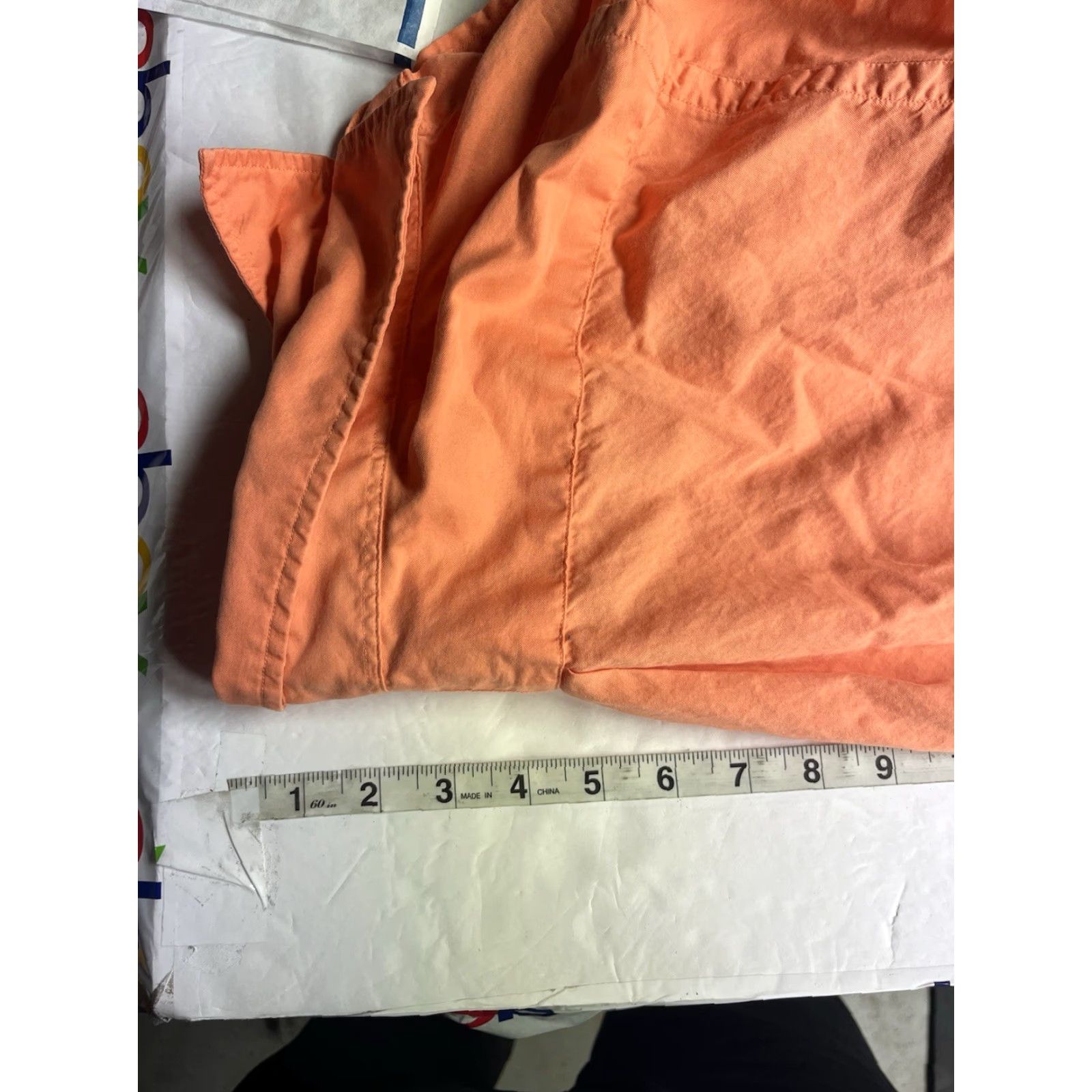 Ralph Lauren Ralph Lauren Shirt Mens Large Orange Classic Fit Resort Lightweight Summer Shirt Size US L / EU 52-54 / 3 - 5 Thumbnail