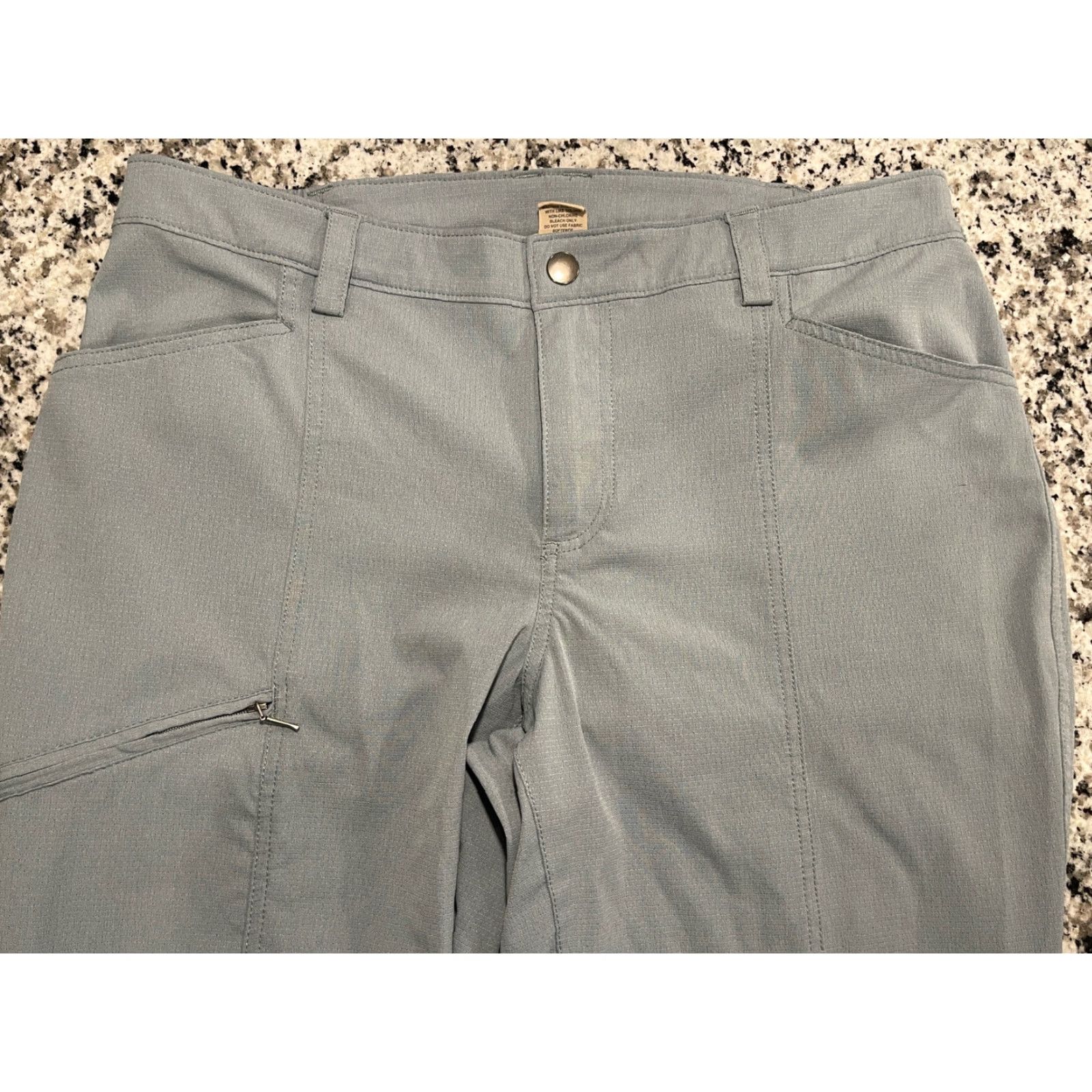 CO Duluth Trading Co Hiking Pants Cargo Polyester Spandex Women 14 Regular Blue 35x28.5 Size 36" / US 14 / IT 50 - 3 Thumbnail