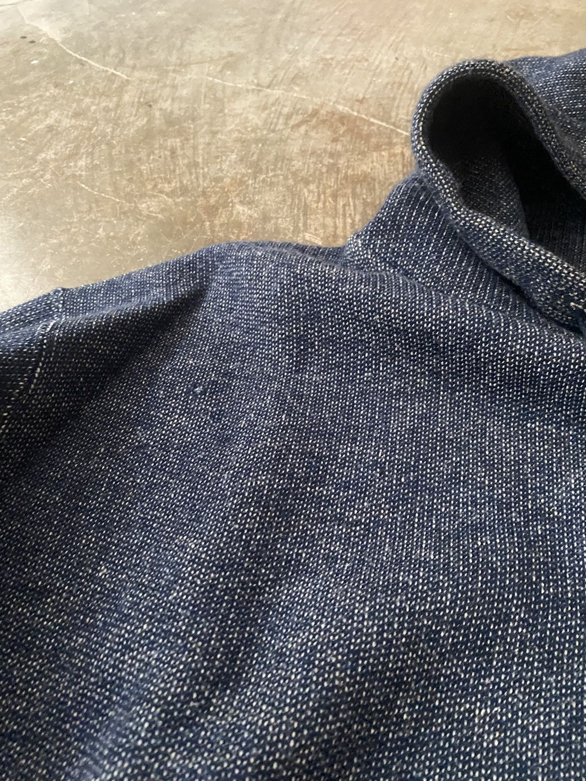 Porter Classic Porter Classic Indigo Hoodie Kapital Visvim Blue Blue Japan Size US XXL / EU 58 / 5 - 5 Thumbnail