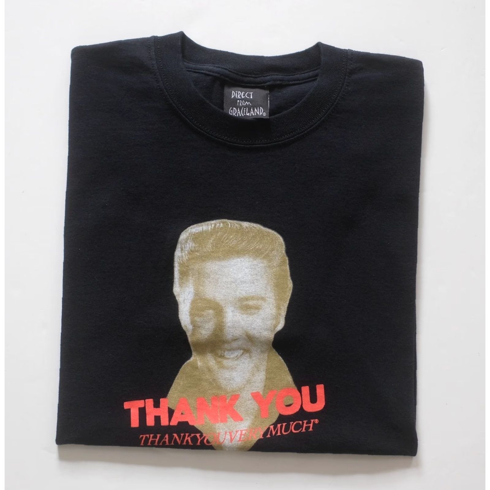 Vintage VINTAGE ELVIS GRACELAND 90s BLACK MENs MEDIUM T-SHIRT User: VINTAGE ELVIS GRACELAND 90s BLACK MEN'S MEDIUM T-SHIRT Size US M / EU 48-50 / 2 - 5 Thumbnail